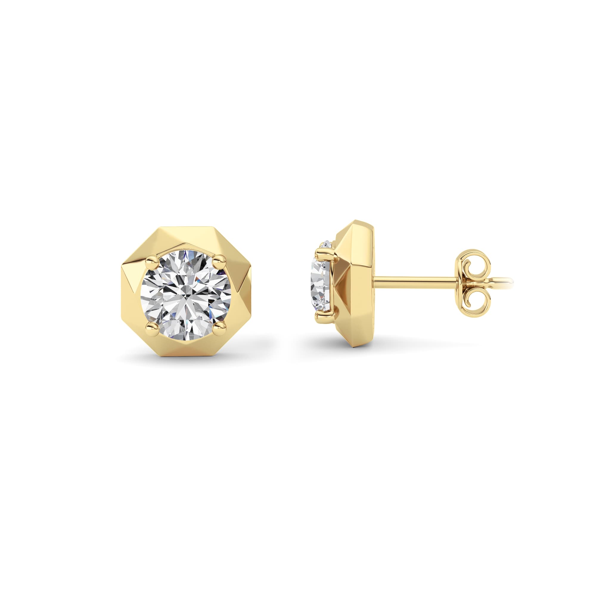 Configuration shown: 14K Yellow Gold, 2.0000 ct total diamond weight.