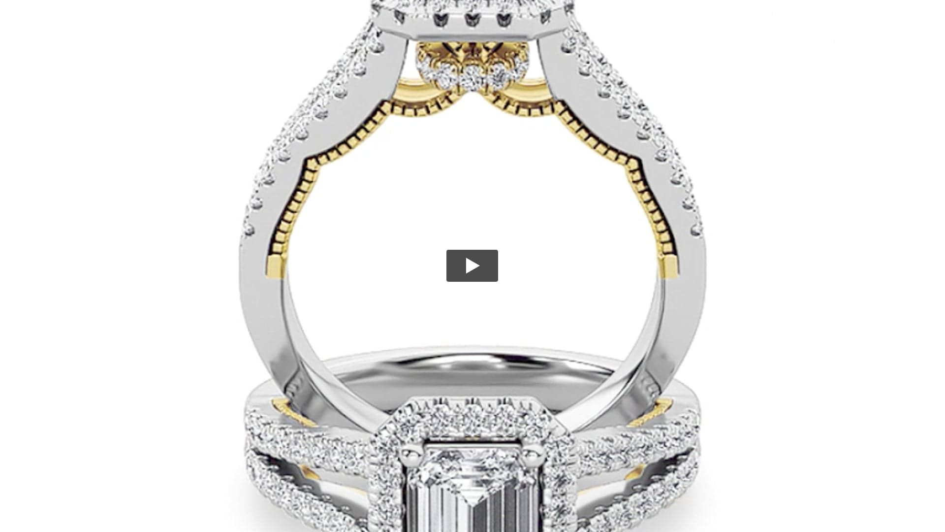 Pear Lab Diamond Split Shank Accented Ring product-video preview