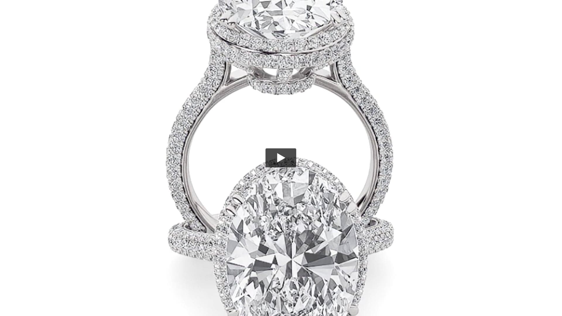Oval Lab Diamond BoldStatement Accented Ring · Design 0839 product-video preview