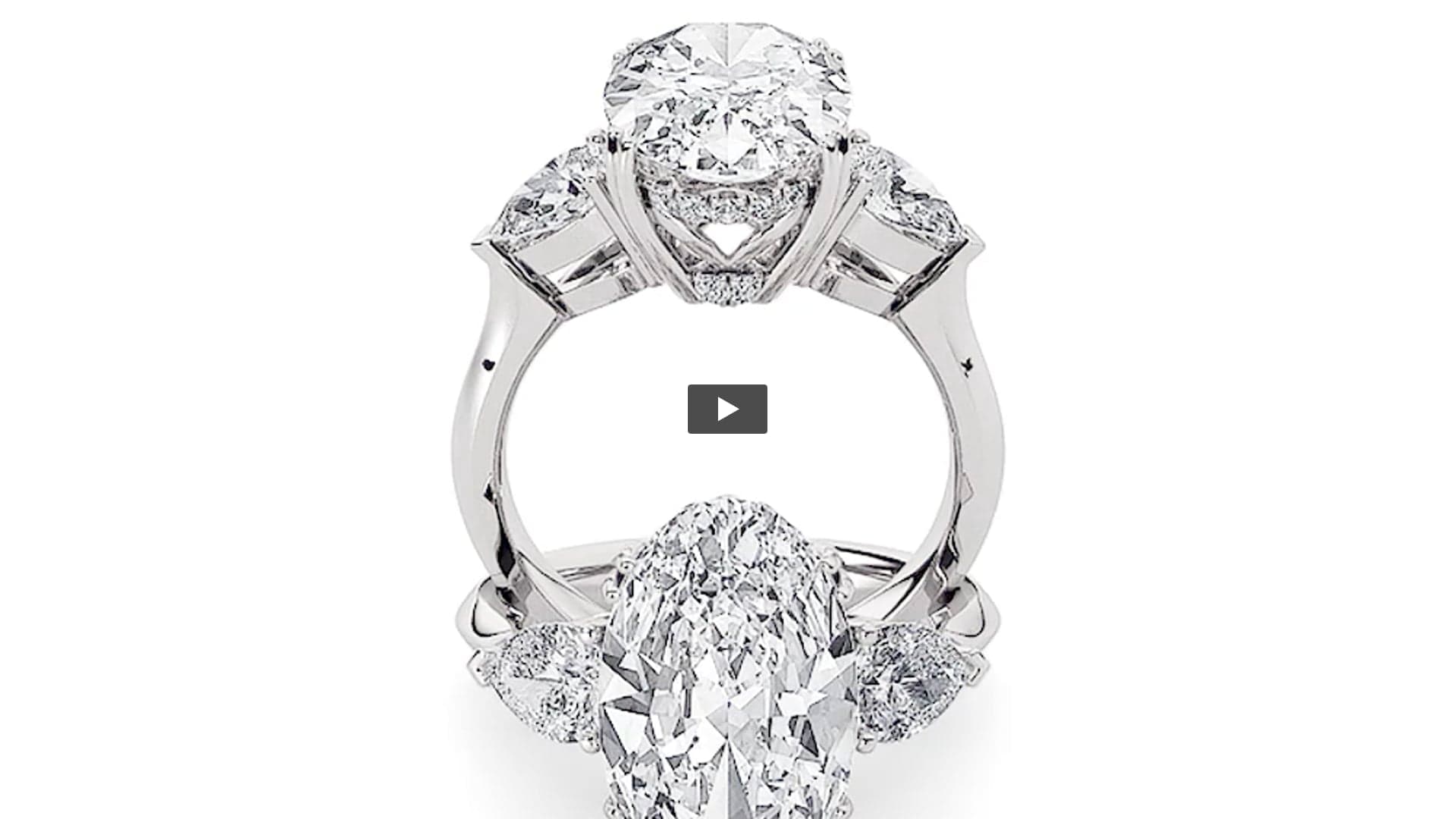 Oval Lab Diamond BoldStatement Accented Ring · Design 0842 product-video preview
