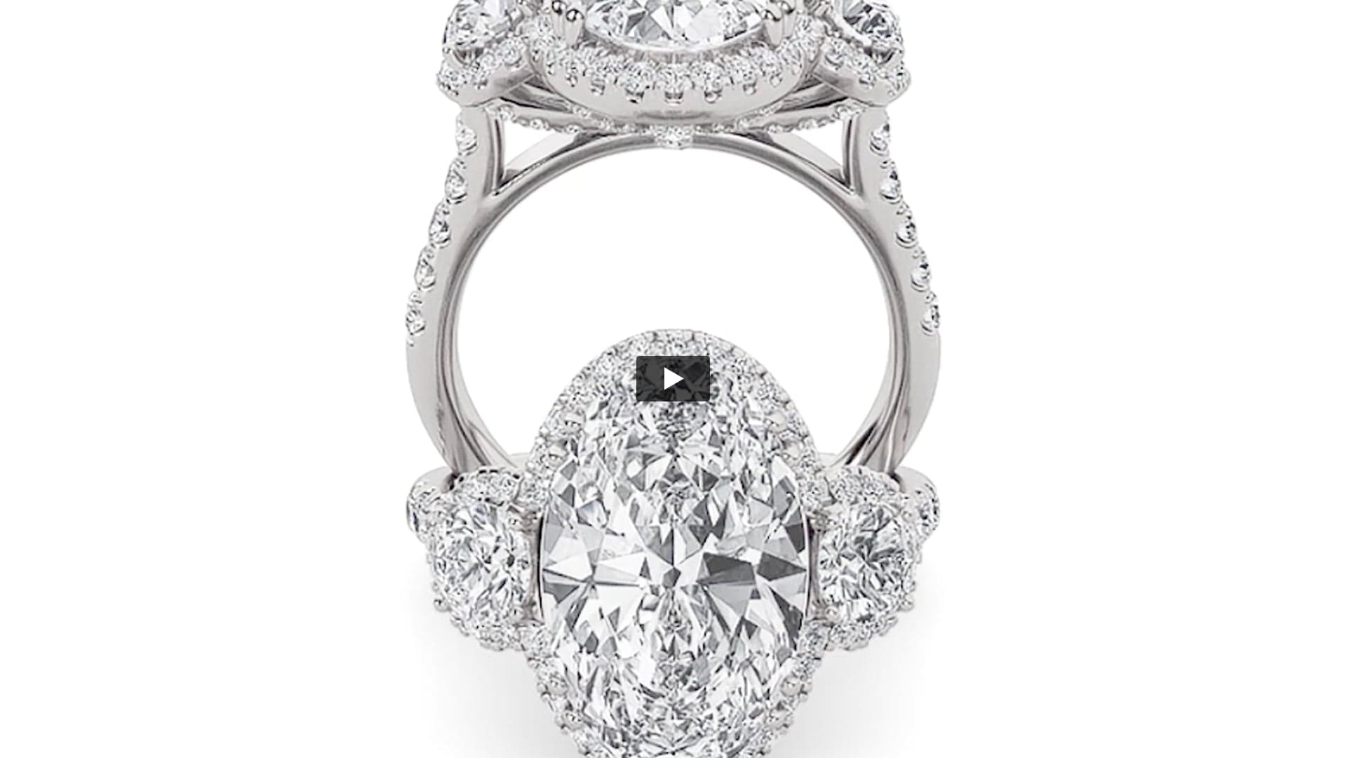 Oval Lab Diamond BoldStatement Accented Ring · Design 0850 product-video preview