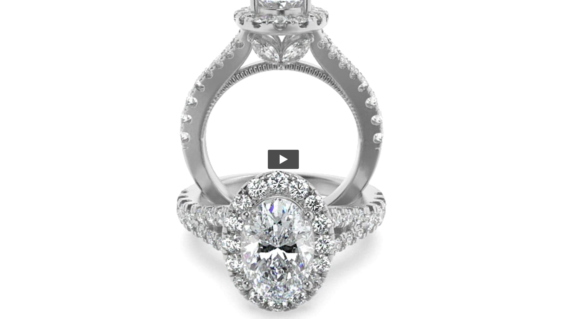 Oval Lab Diamond Engagement Ring product-video preview