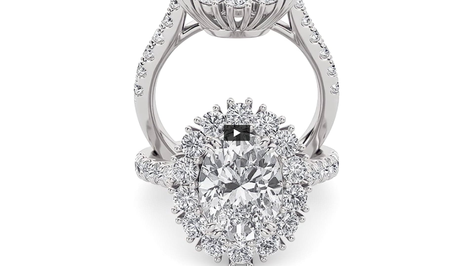 Oval Lab Diamond Bold Classic Engagement Ring product-video preview