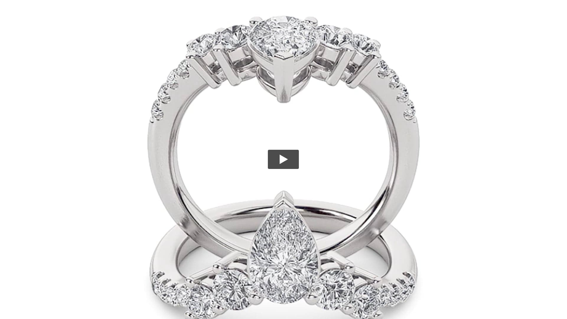 Pear Lab Diamond Fancy Contour Ring · Design 1047 product-video preview