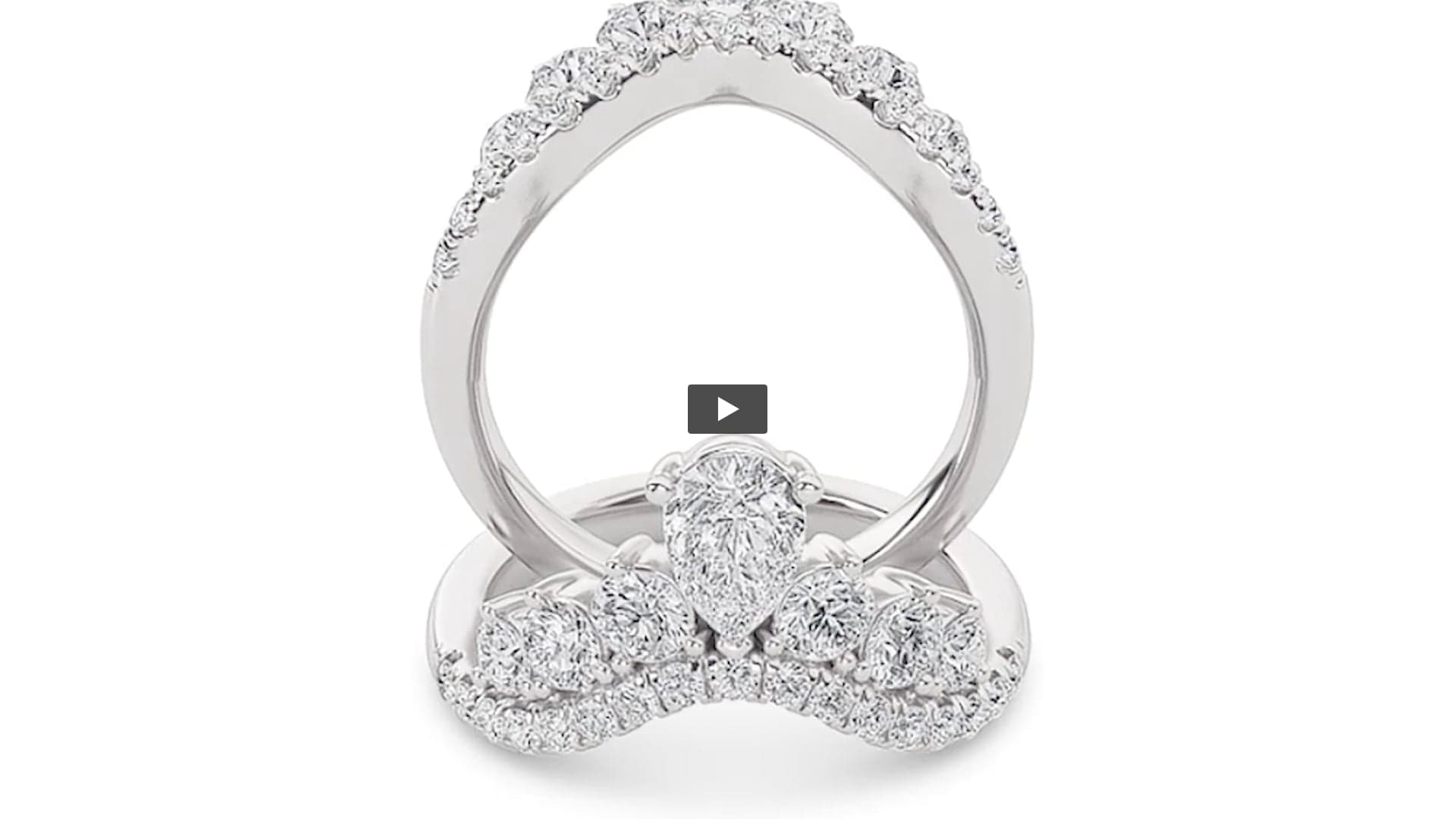 Pear Lab Diamond Fancy Contour Ring · Design 1049 product-video preview