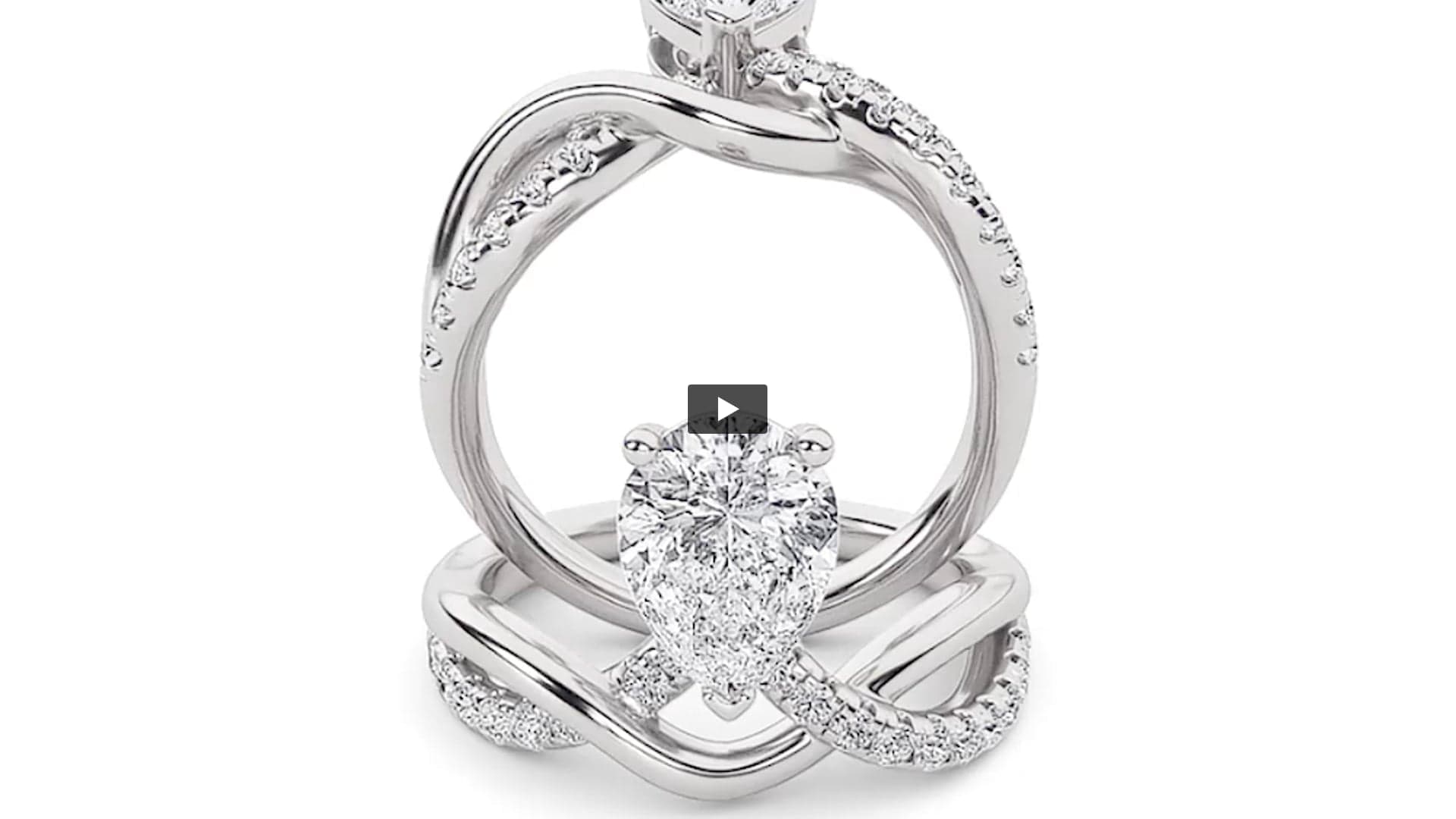 Pear Lab Diamond Fashion Solitaire Engagement Ring product-video preview