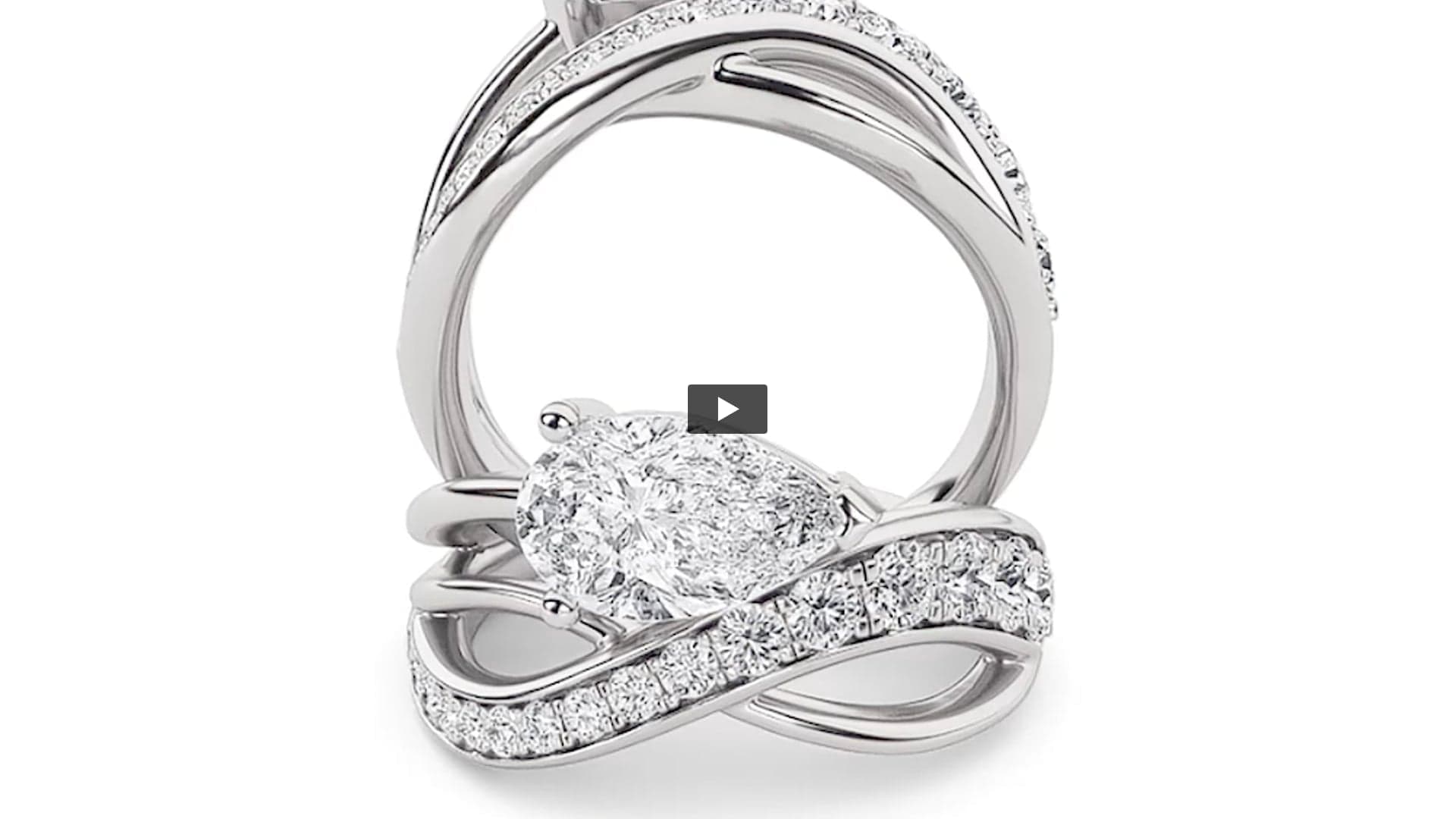 Pear Lab Diamond Fashion AccentedEngagement Ring product-video preview