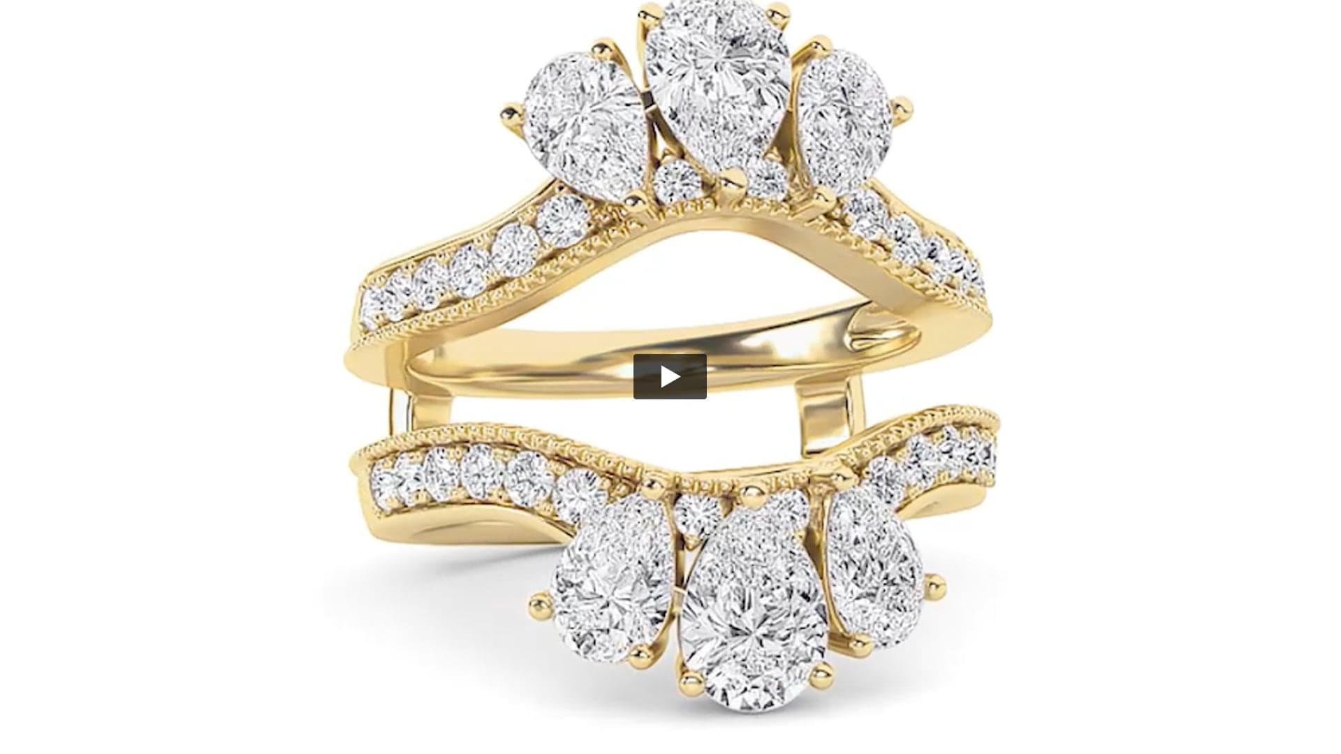 Pear Lab Diamond InsertJacket Ring product-video preview