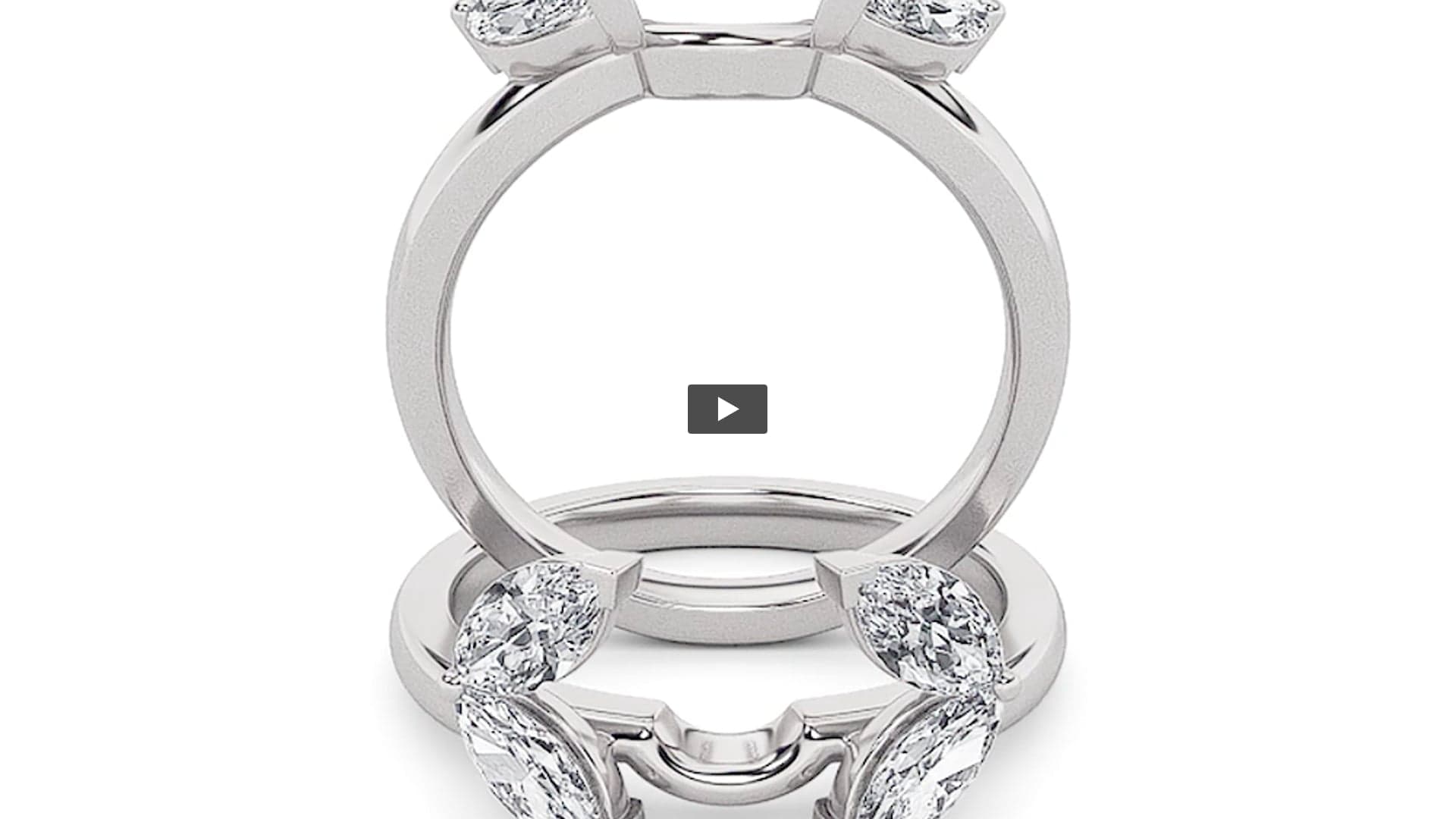 Marquise Lab Diamond Wrap Ring · Design 1062 product-video preview
