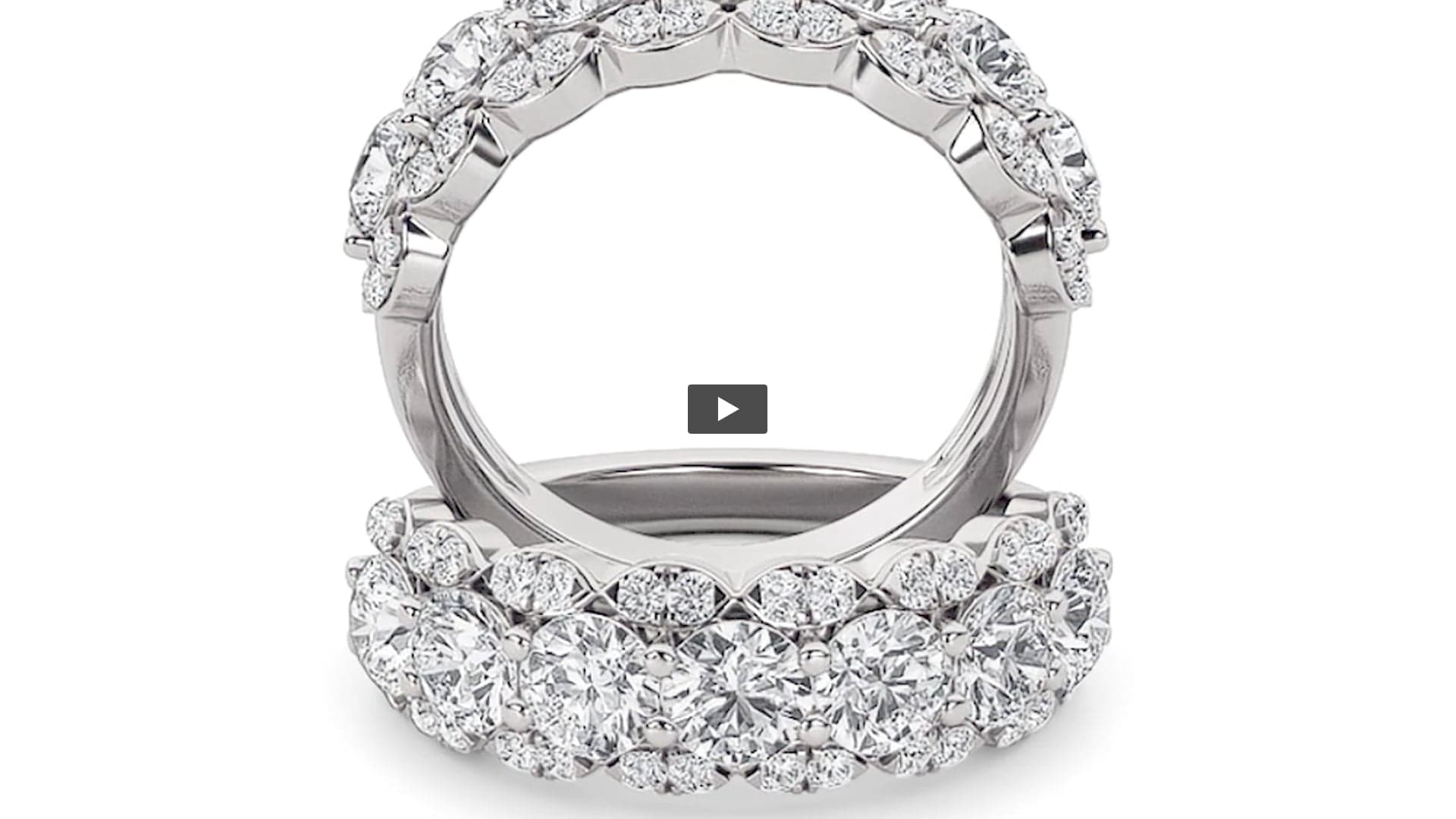 Round Lab Diamond MultiStone Band Ring product-video preview