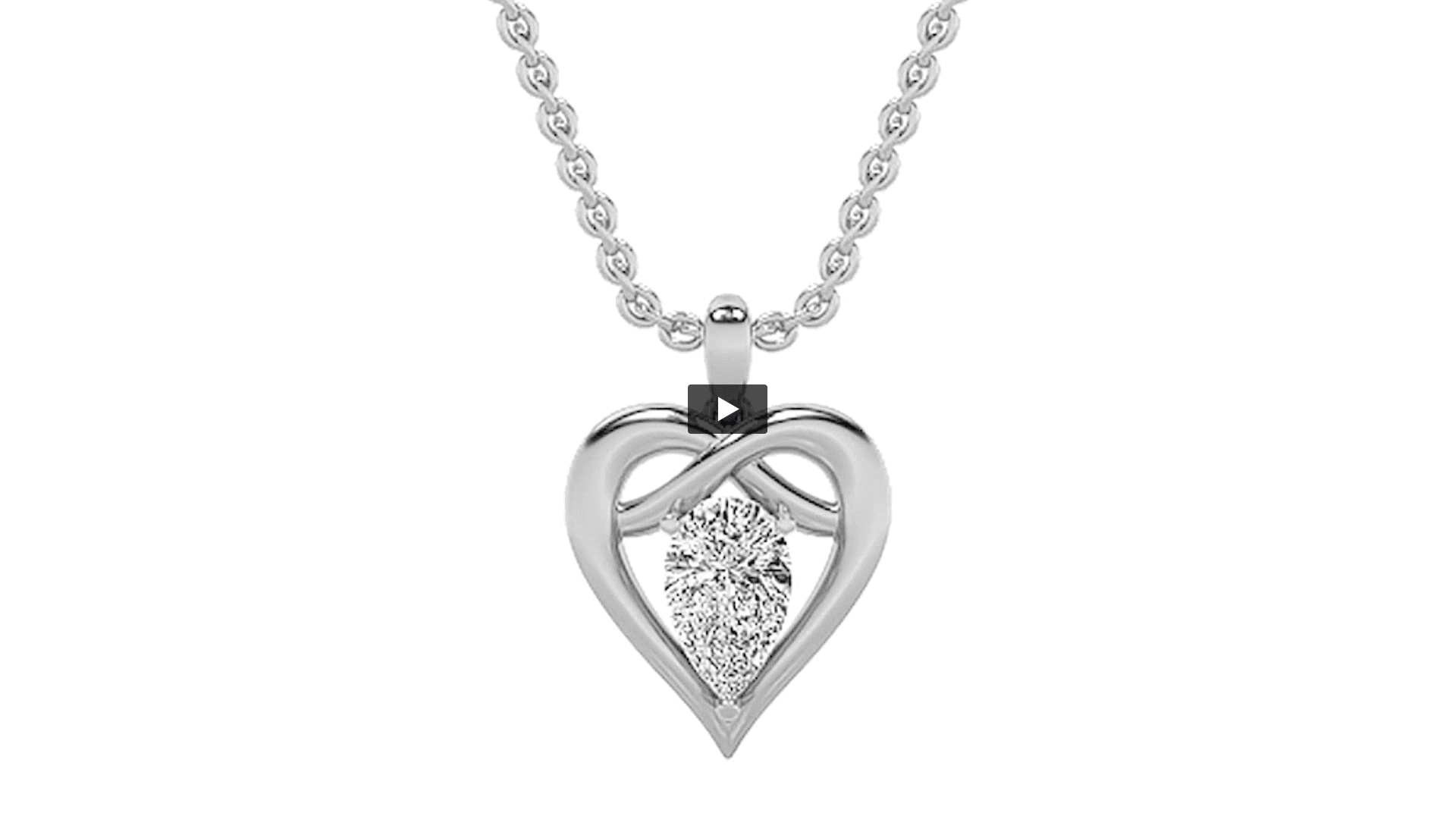 Pear Lab Diamond Heart Pendant · Design 1315 product-video preview