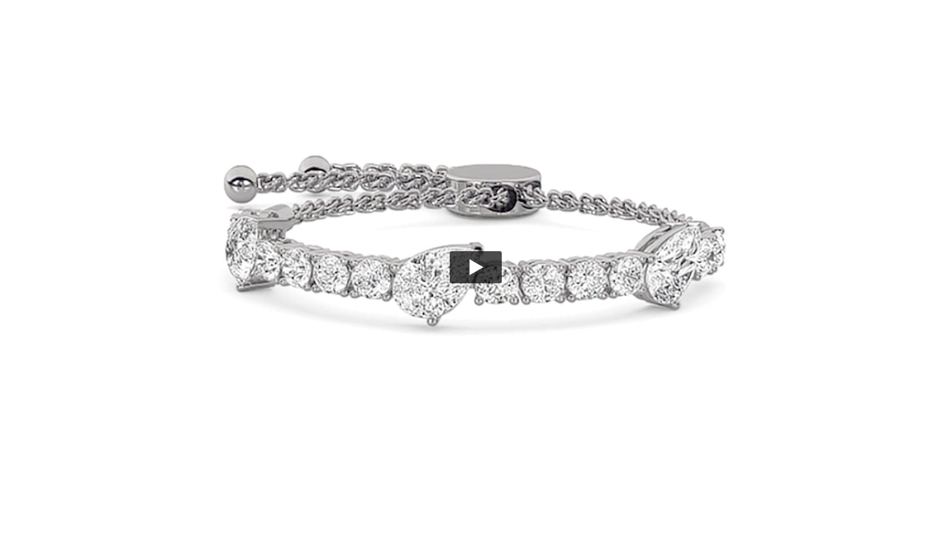 Pear Lab Diamond BoloBracelet Bracelet · Design 1352 product-video preview