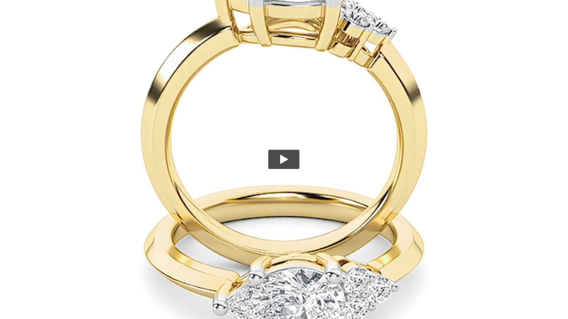 Pear Lab Diamond East–West Fashion Ring product-video preview