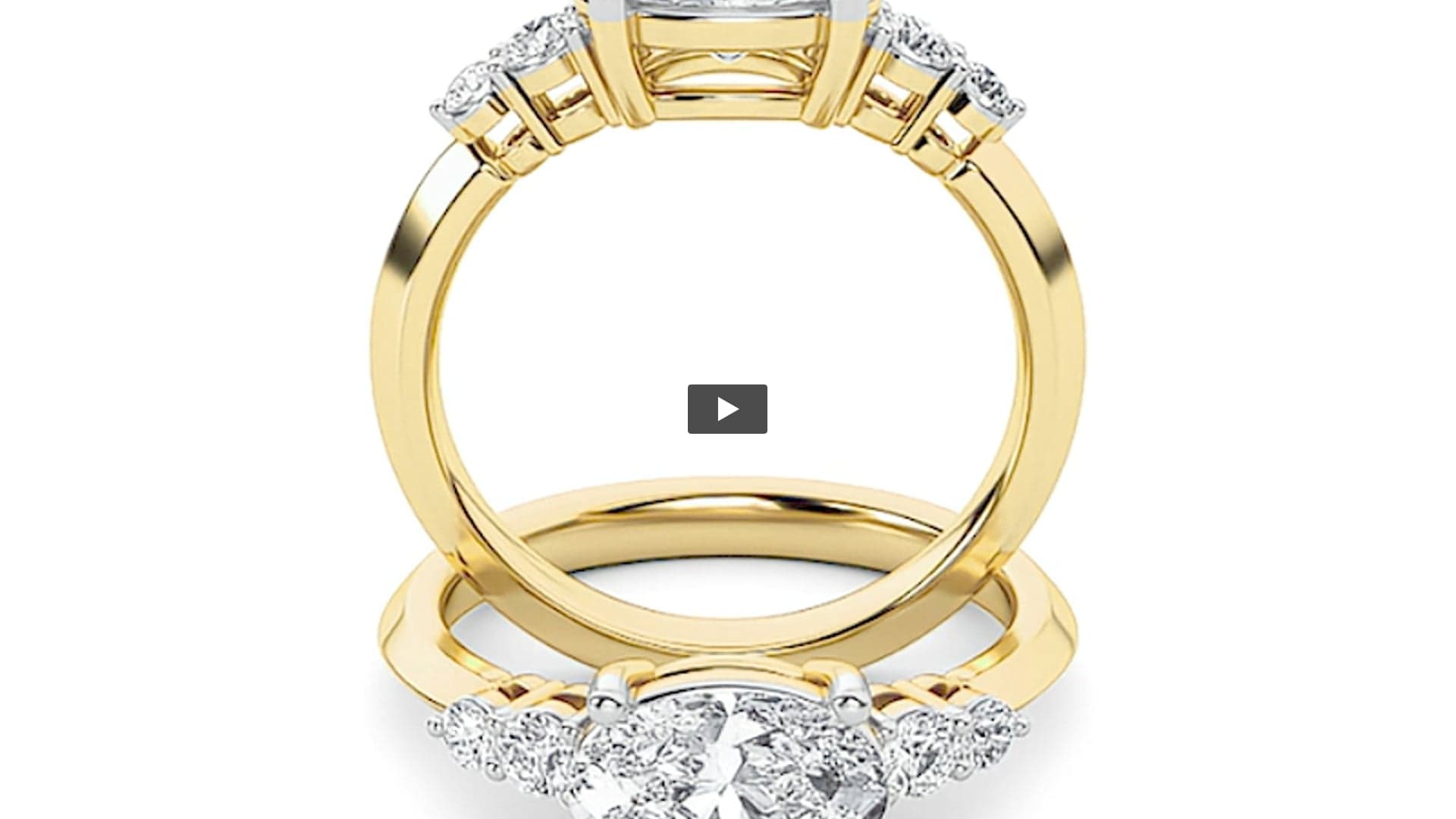 Oval Lab Diamond EastWest Five Stone Ring product-video preview