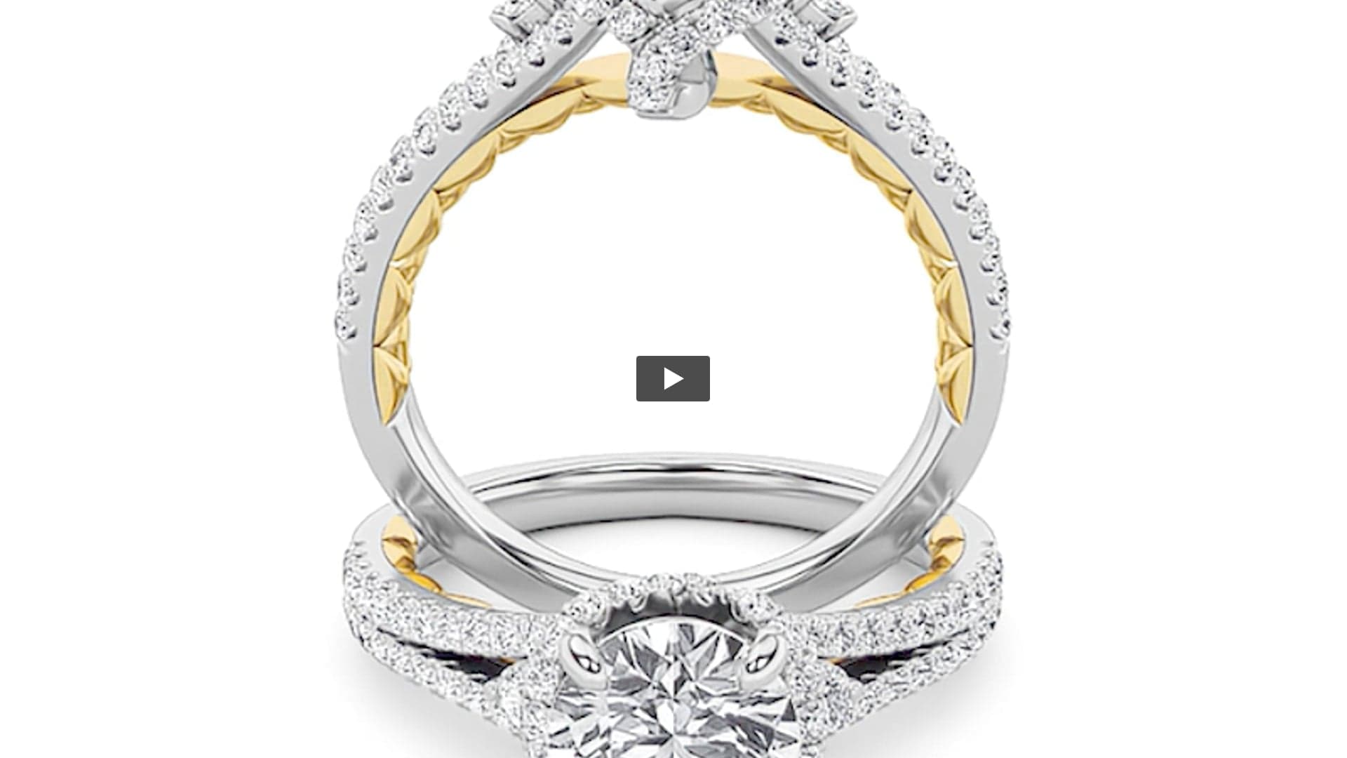 Round Lab Diamond Solitaire Engagement Ring · Design 1408 product-video preview