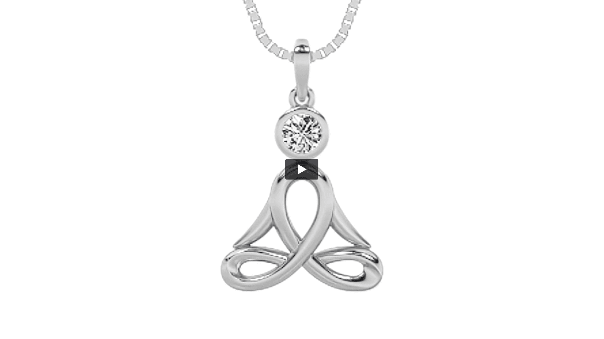 Round Lab Diamond Necklace product-video preview