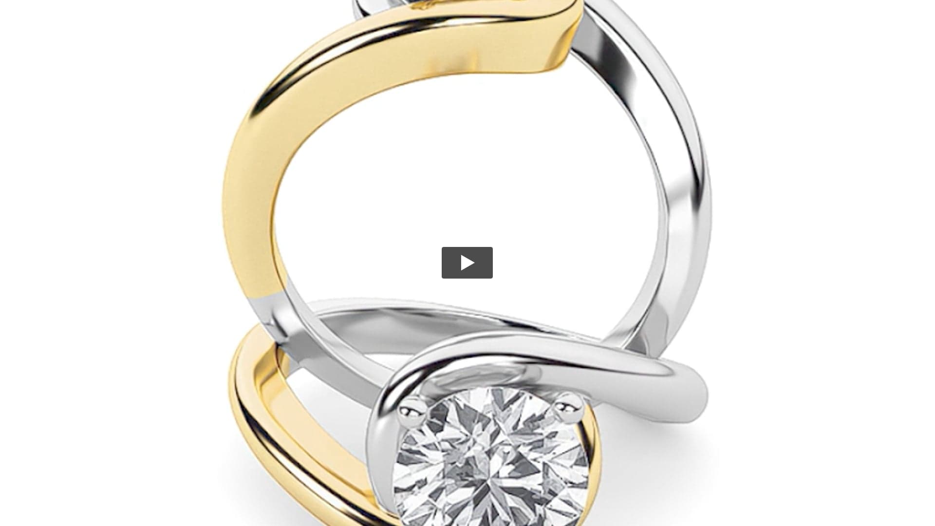 Round Lab Diamond Solitaire Engagement Ring · Design 1440 product-video preview