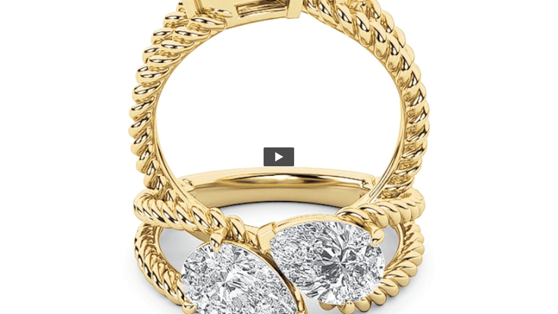 Pear Lab Diamond Toi etMoi Fashion Ring product-video preview