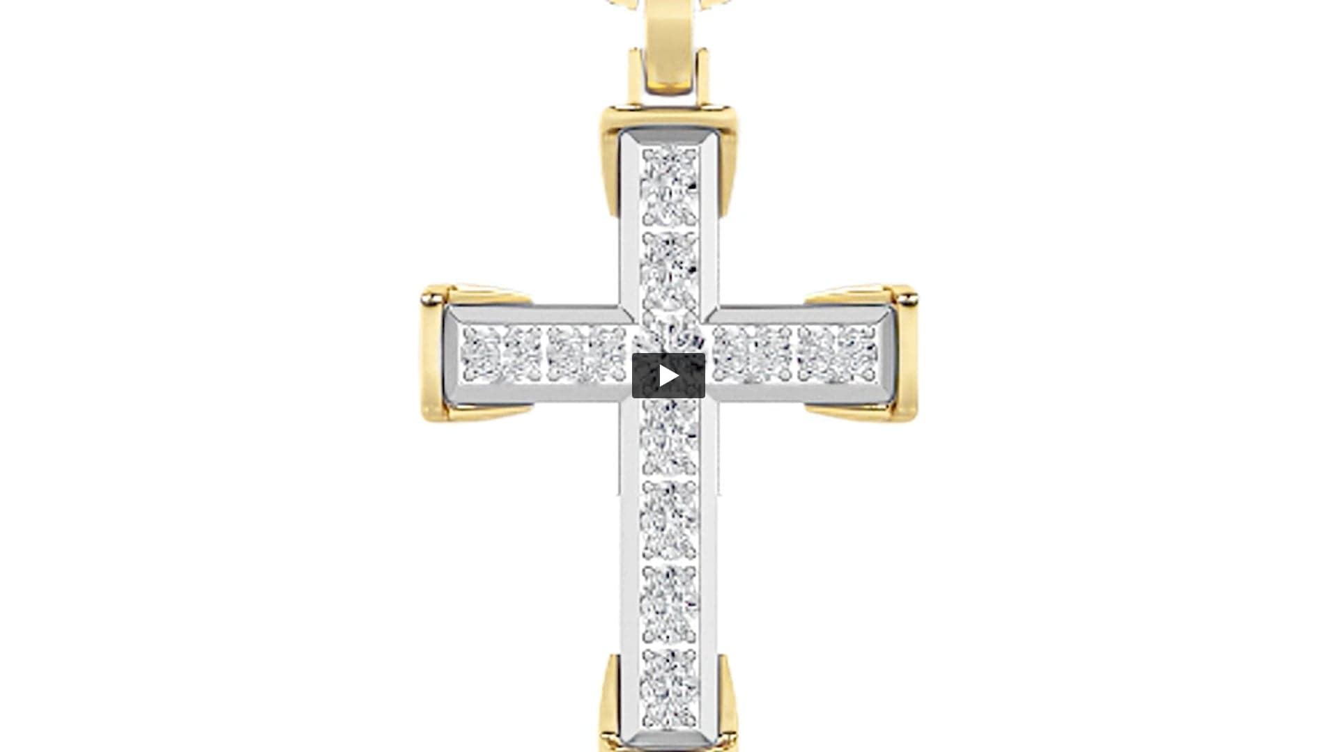 Round Lab Diamond CrossPendant product-video preview
