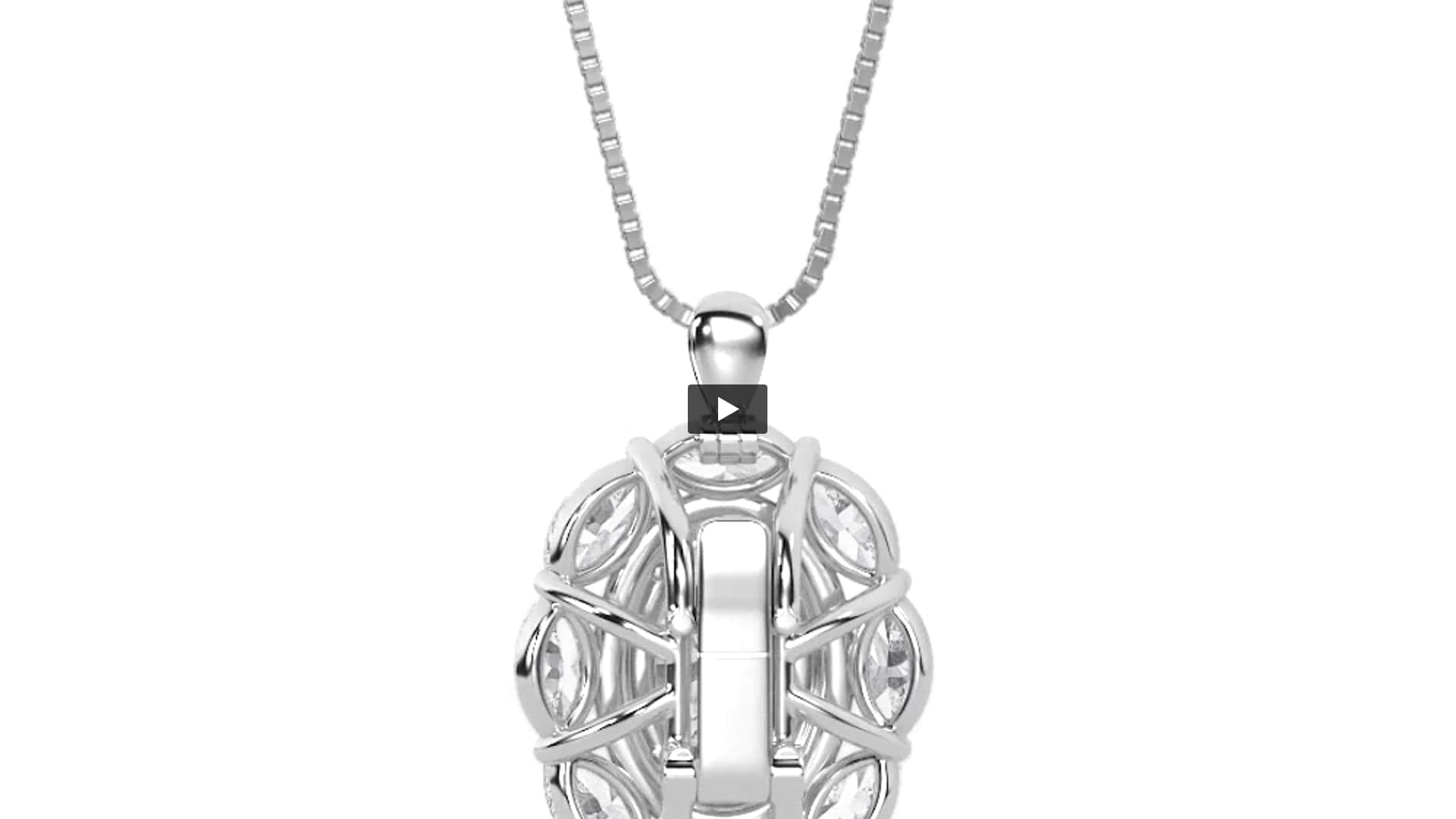Oval Lab Diamond Prong-Set Ring product-video preview