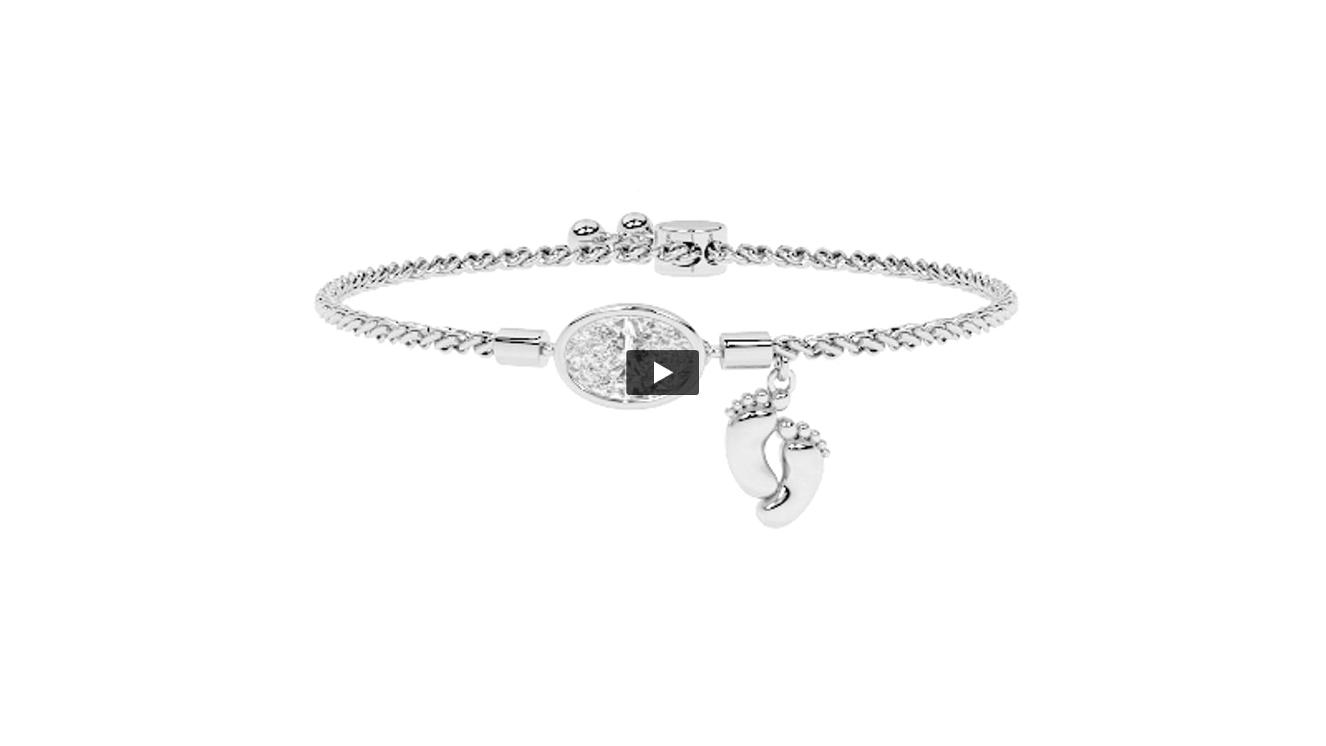Oval Lab Diamond Bolo Bracelet product-video preview