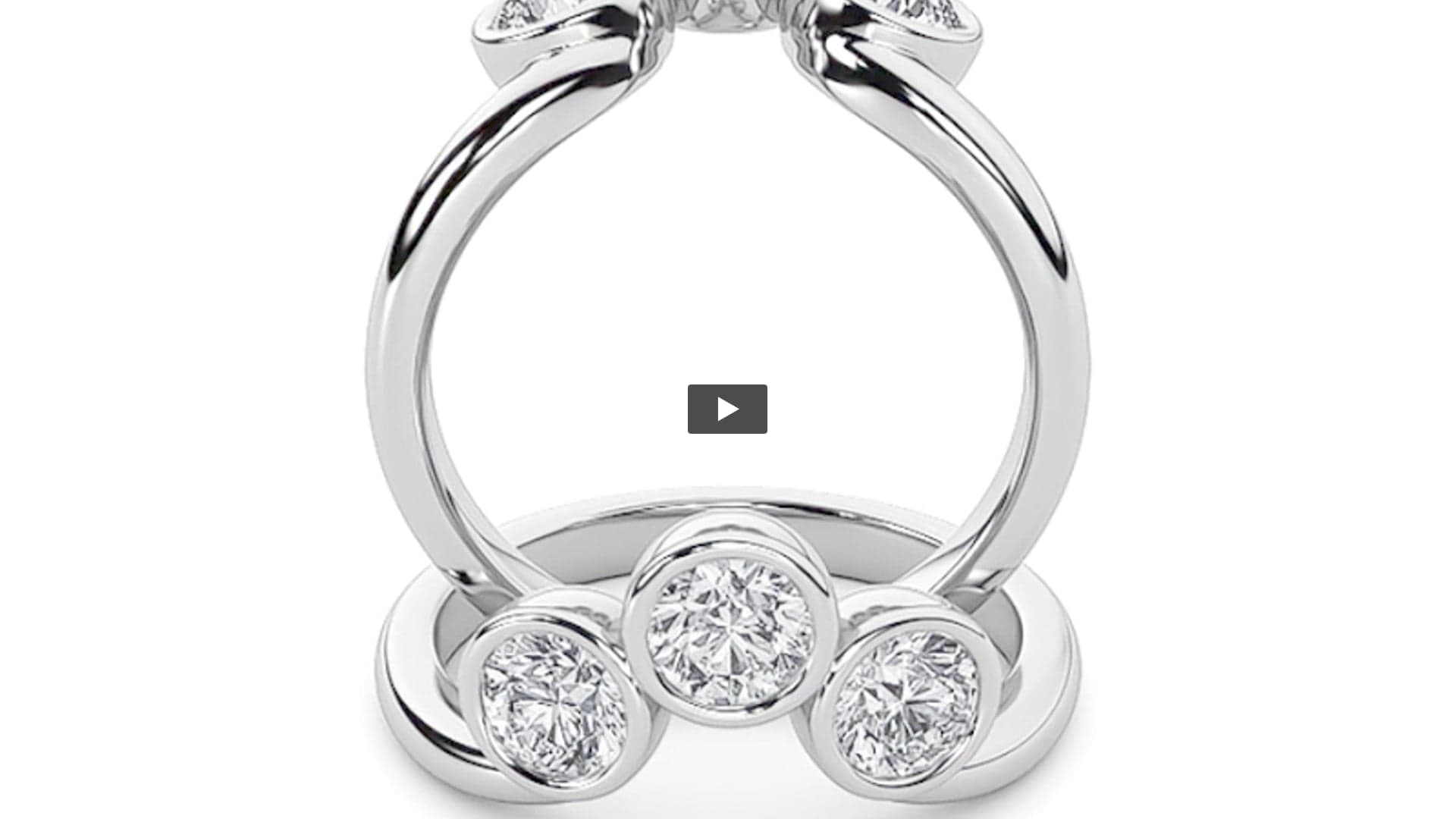 Round Lab Diamond ThreeStone Ring · Design 1651 product-video preview
