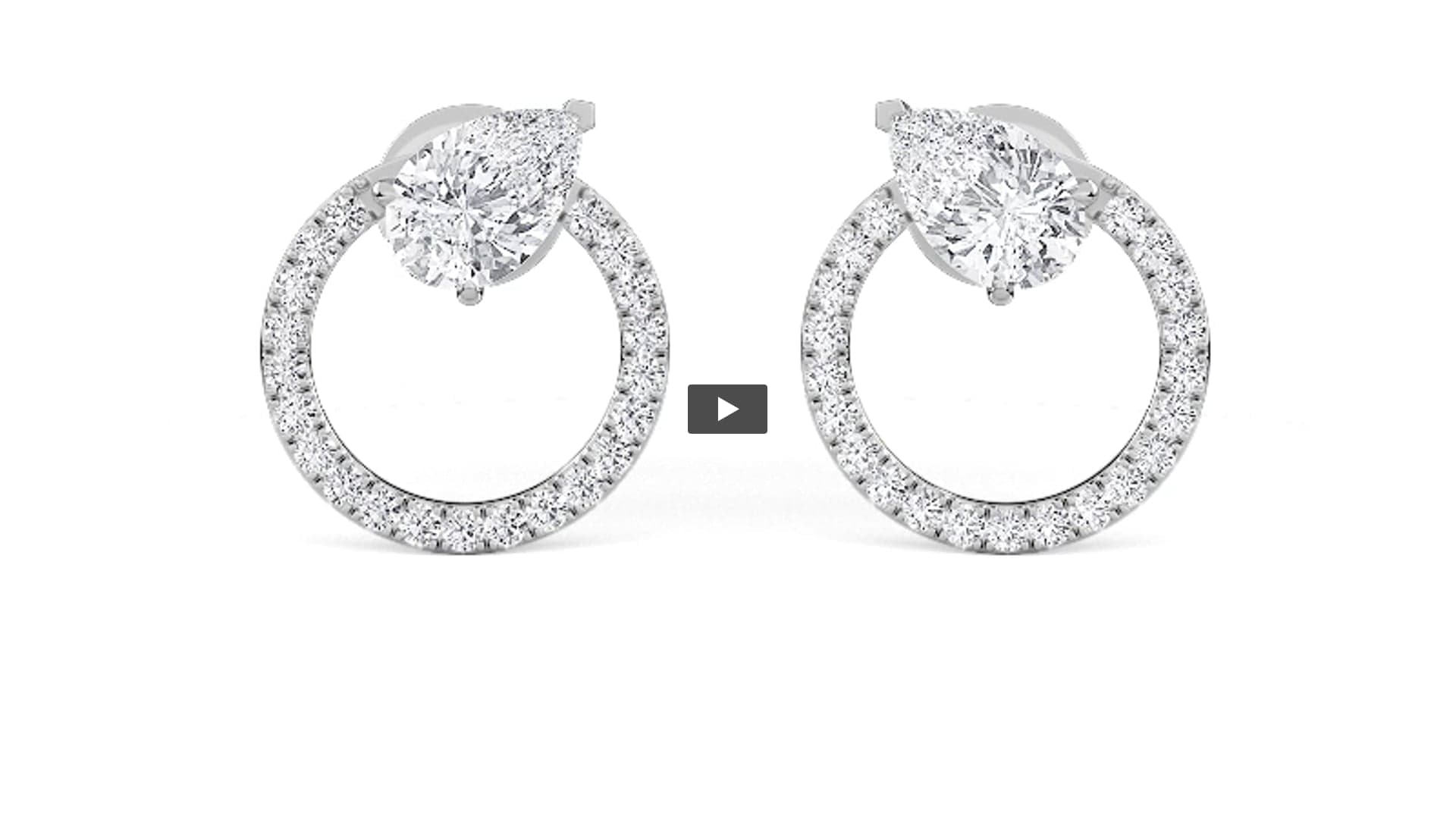 Pear Lab Diamond Dangle Fashion Earrings product-video preview
