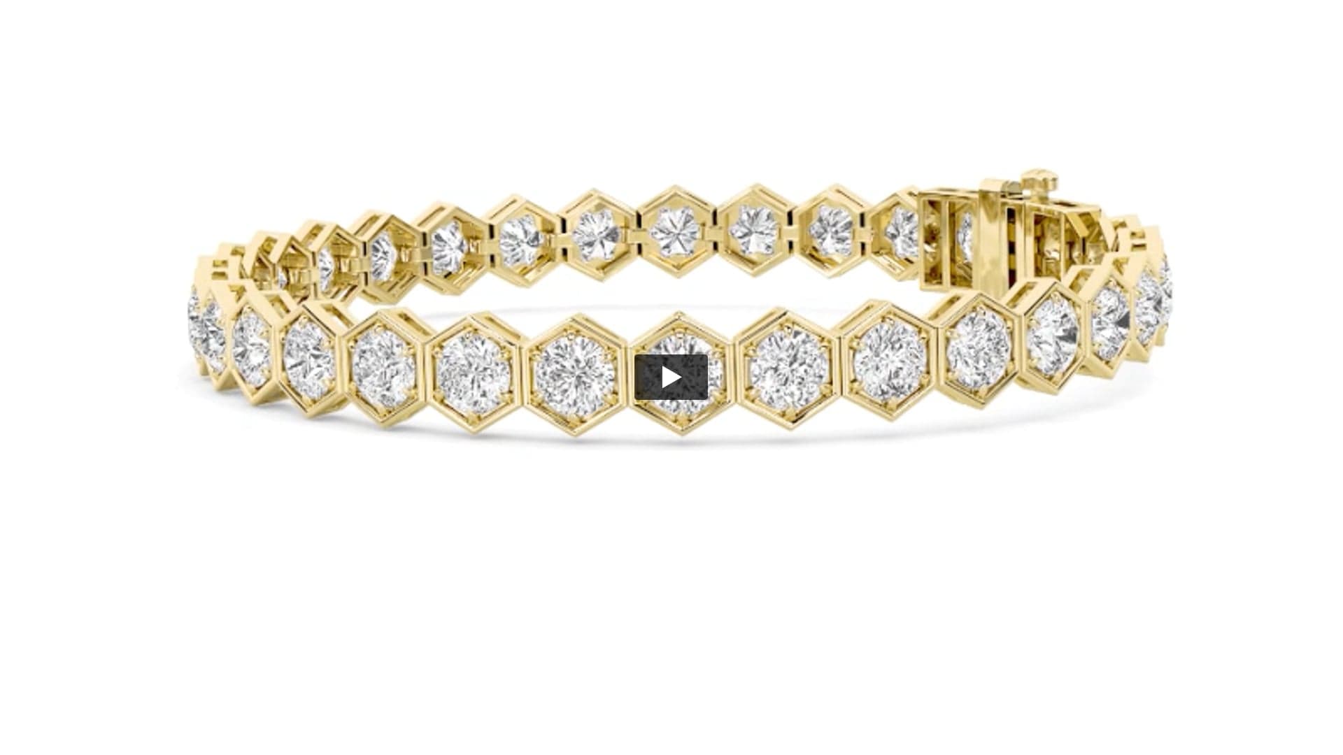 Round Lab Diamond Prong-Set Bracelet · Design 1732 product-video preview