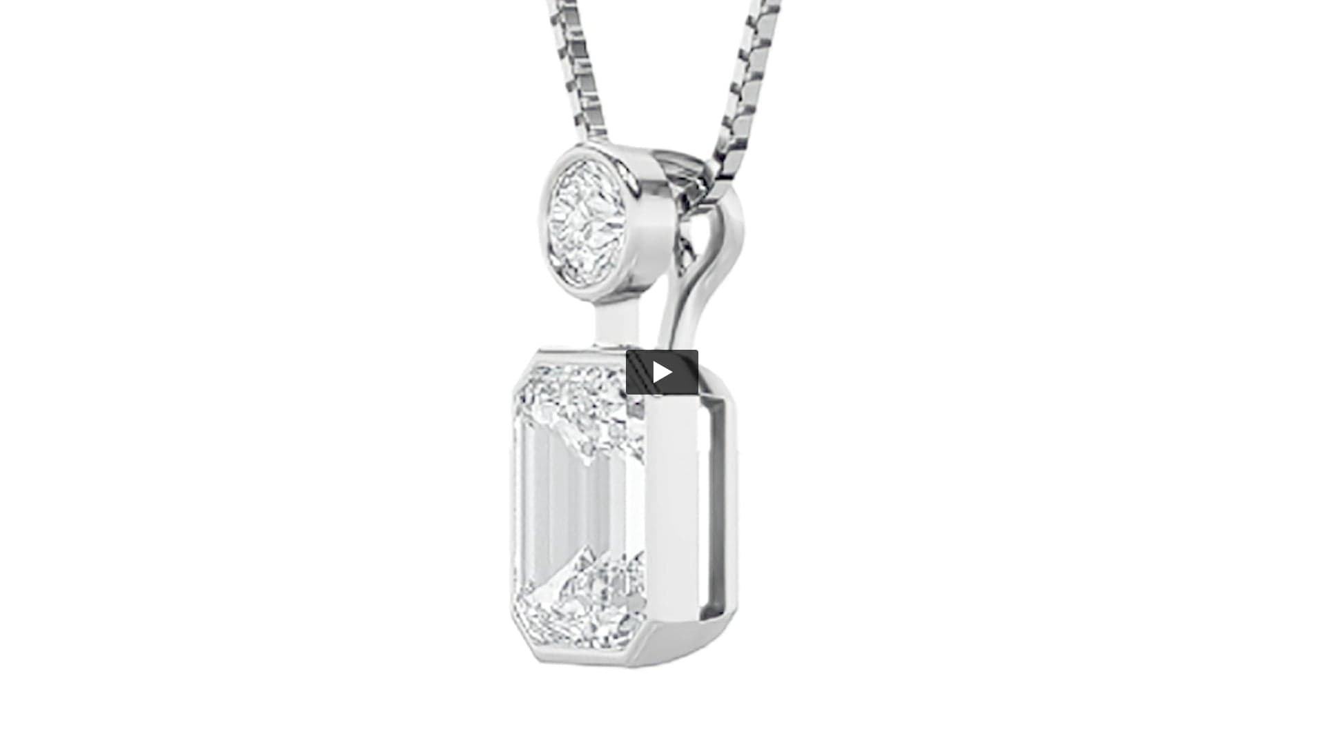 Emerald Lab Diamond Toiet Moi Fashion Pendant product-video preview