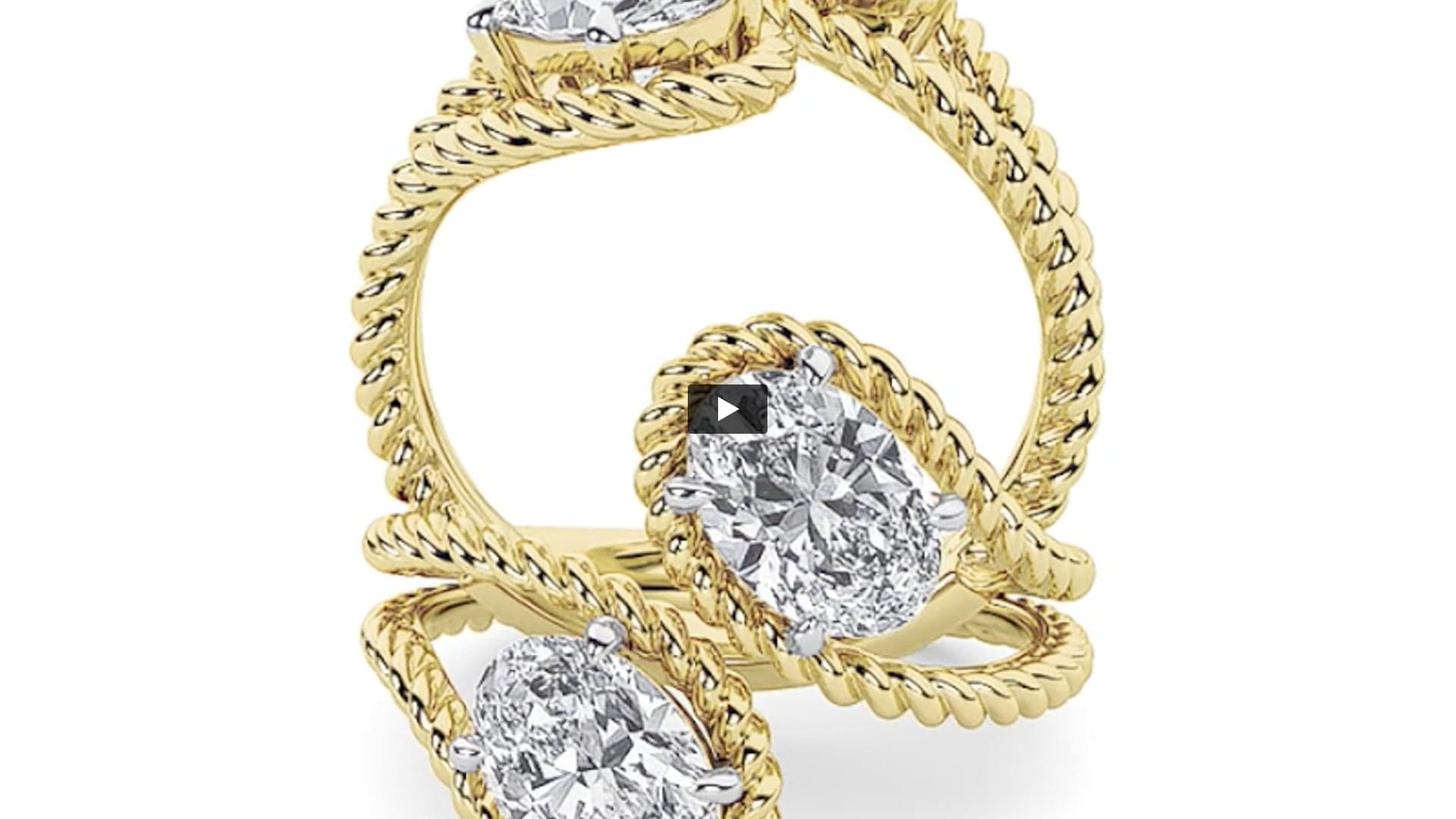 Oval Lab Diamond Toi etMoi Fashion Ring · Design 1825 product-video preview