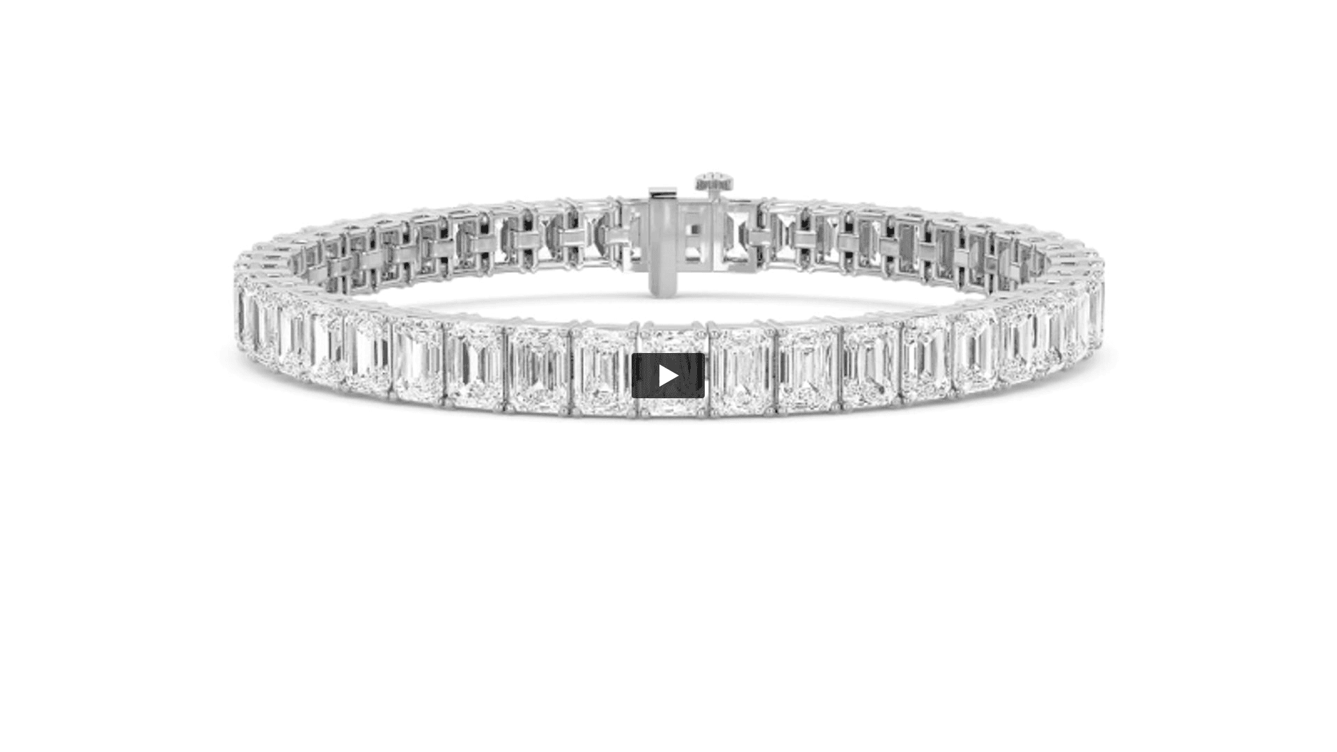 Emerald Lab Diamond North South Bracelet product-video preview