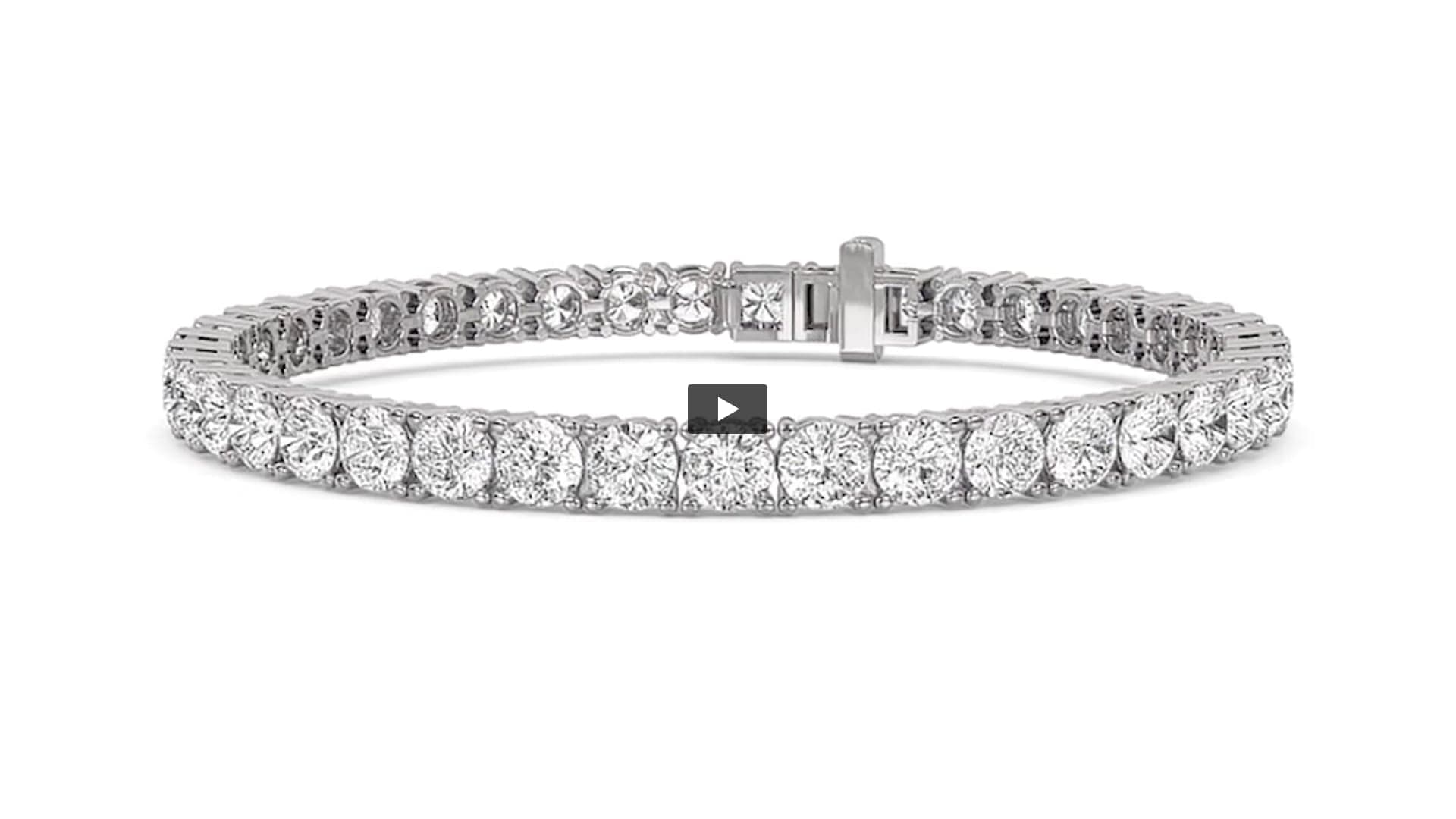 Round Lab Diamond Bracelet · Design 1855 product-video preview