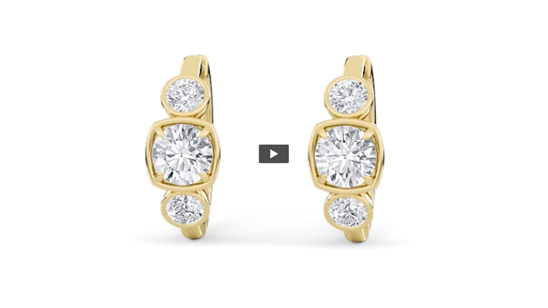 Round Lab Diamond Earrings · Design 1881 product-video preview