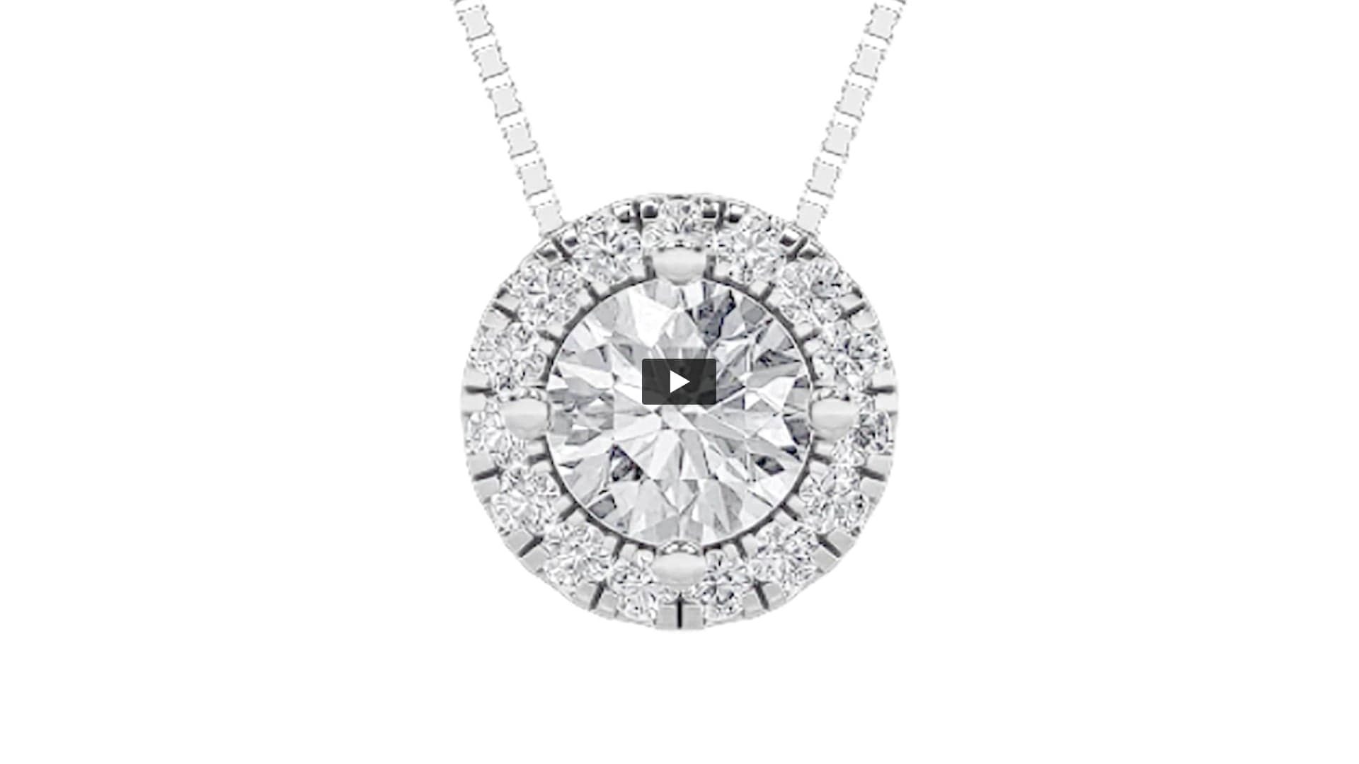 Round Lab Diamond Pendant product-video preview