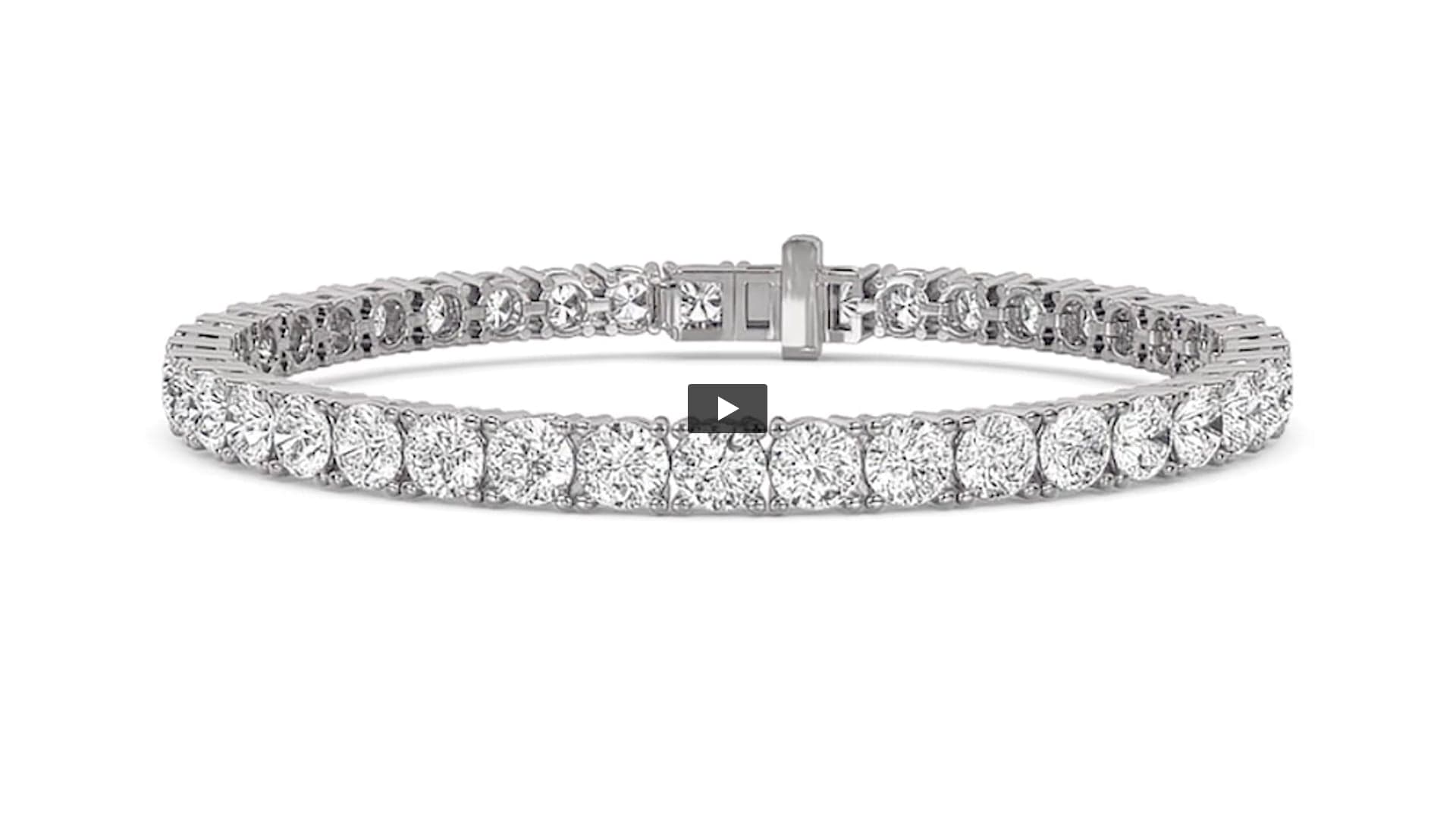 Round Lab Diamond Classic Tennis Bracelet product-video preview
