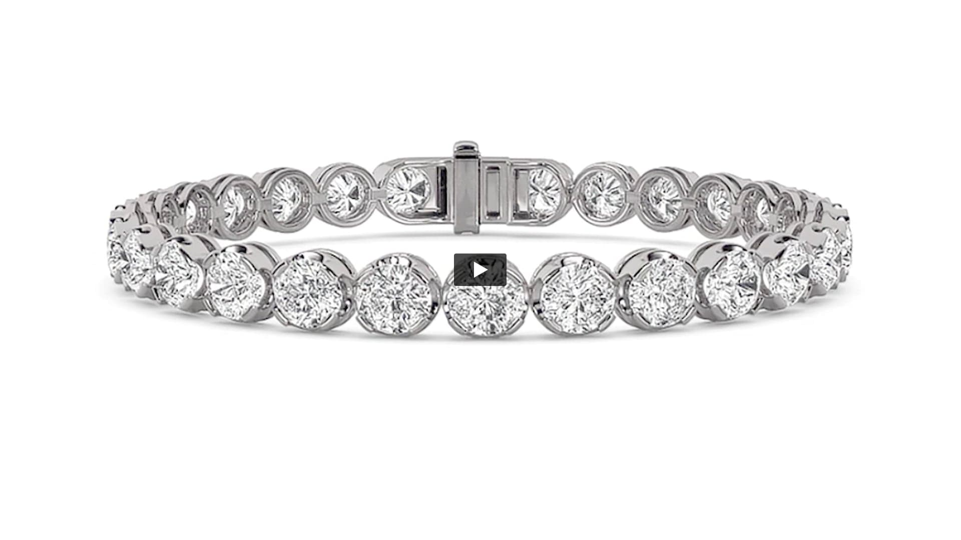 Round Lab Diamond Tennis Bracelet · Design 0320 product-video preview