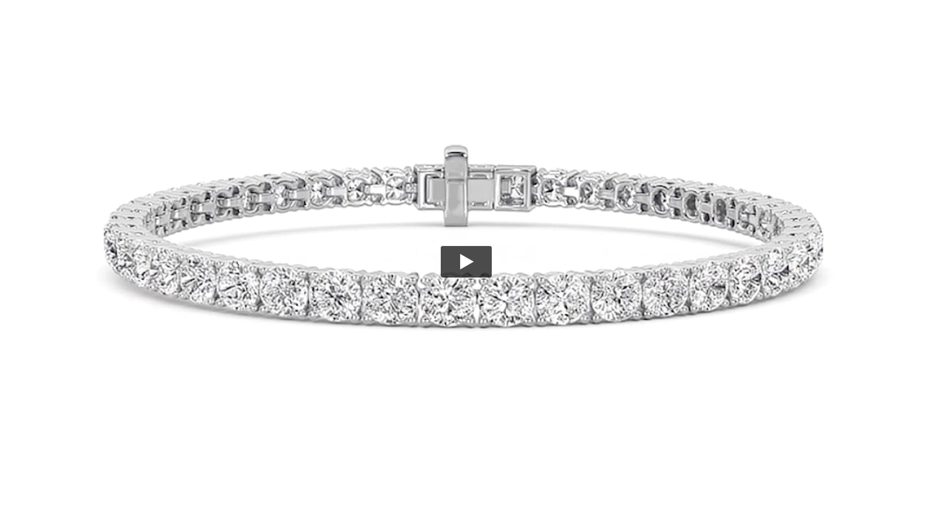Round Lab Diamond Tennis Bracelet · Design 0348 product-video preview