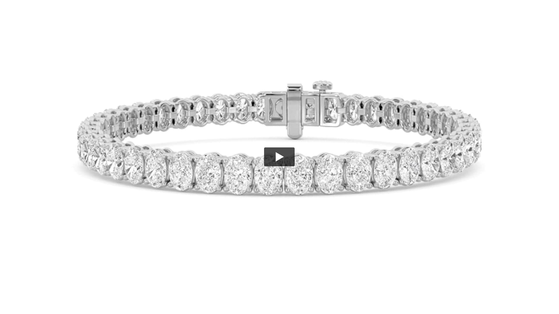 Oval Lab Diamond East–West Line Bracelet product-video preview
