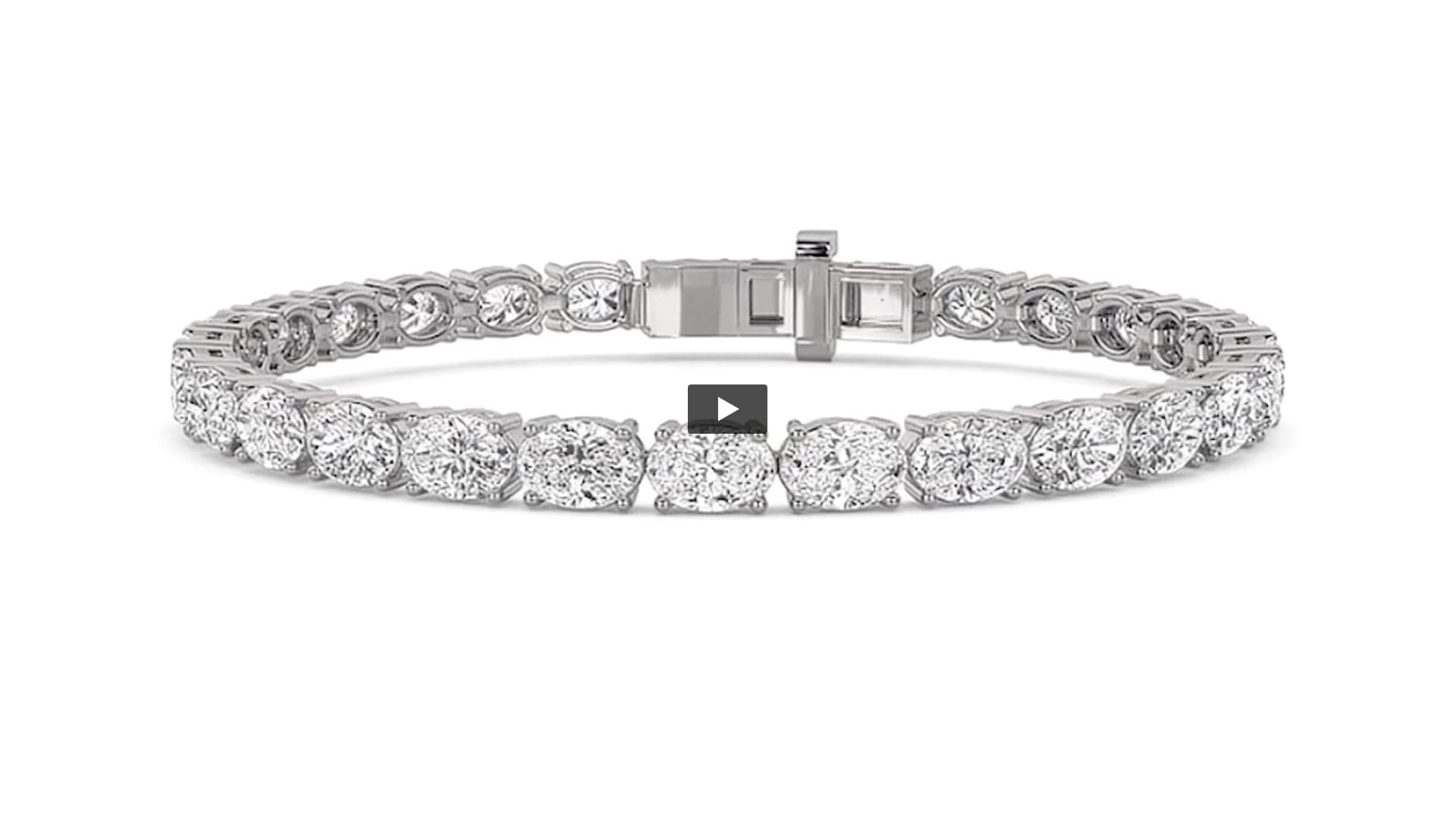 Oval Lab Diamond East & WestBracelet Bracelet product-video preview
