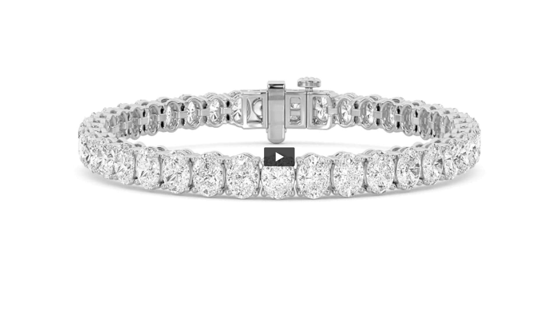 Oval Lab Diamond North South Bracelet product-video preview
