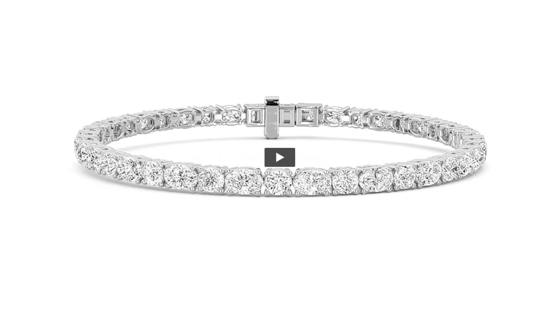 Oval Lab Diamond Prong-Set Bracelet product-video preview