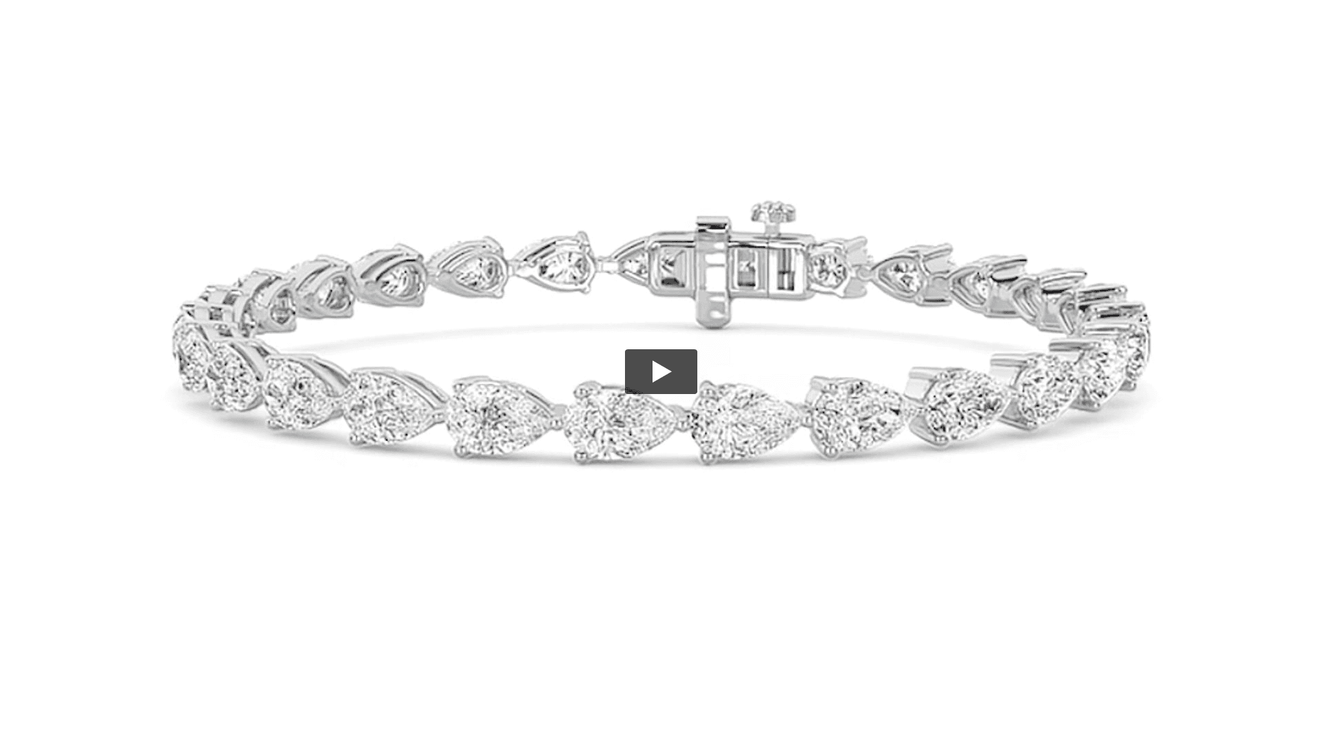 Pear Lab Diamond Fancy Line Bracelet product-video preview