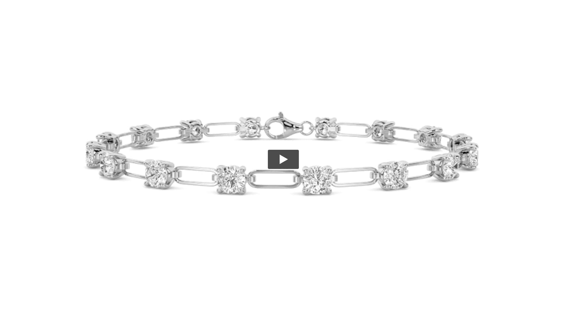 Round Lab Diamond Station Bracelet product-video preview
