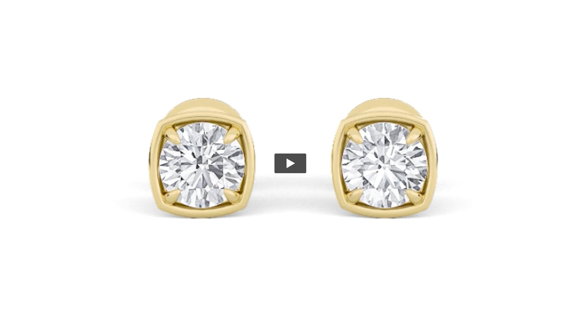 Round Lab Diamond Earrings · Design 1880 product-video preview