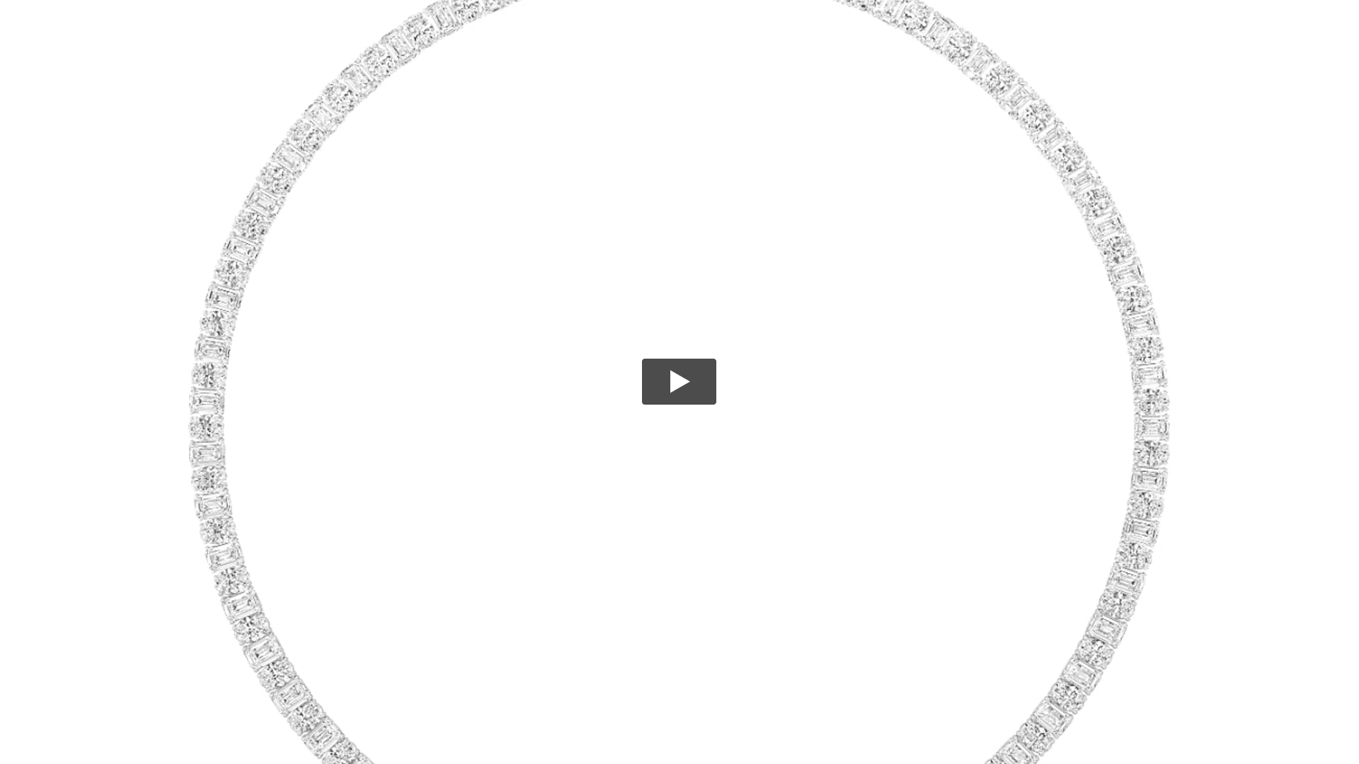 Emerald Lab Diamond Necklacein · Design 1091 product-video preview