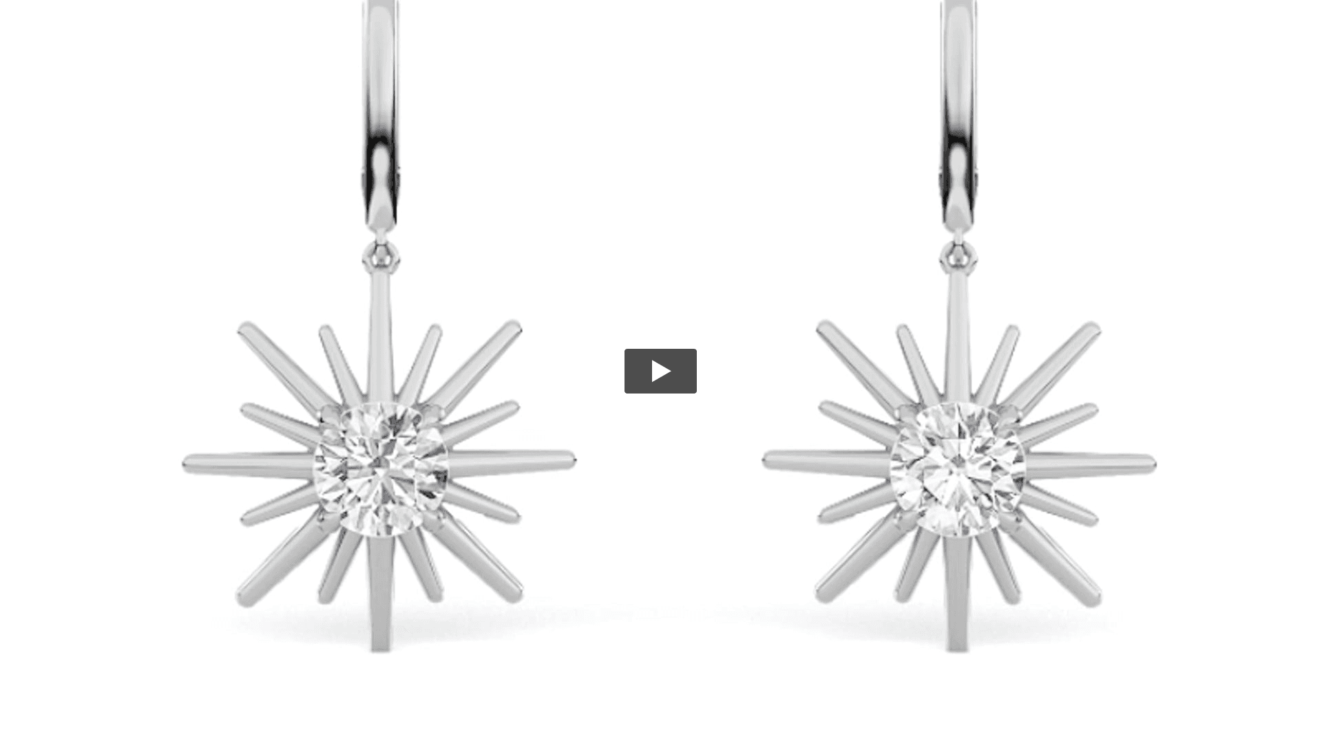 Round Lab Diamond Astralis Earrings · Design 1664 product-video preview