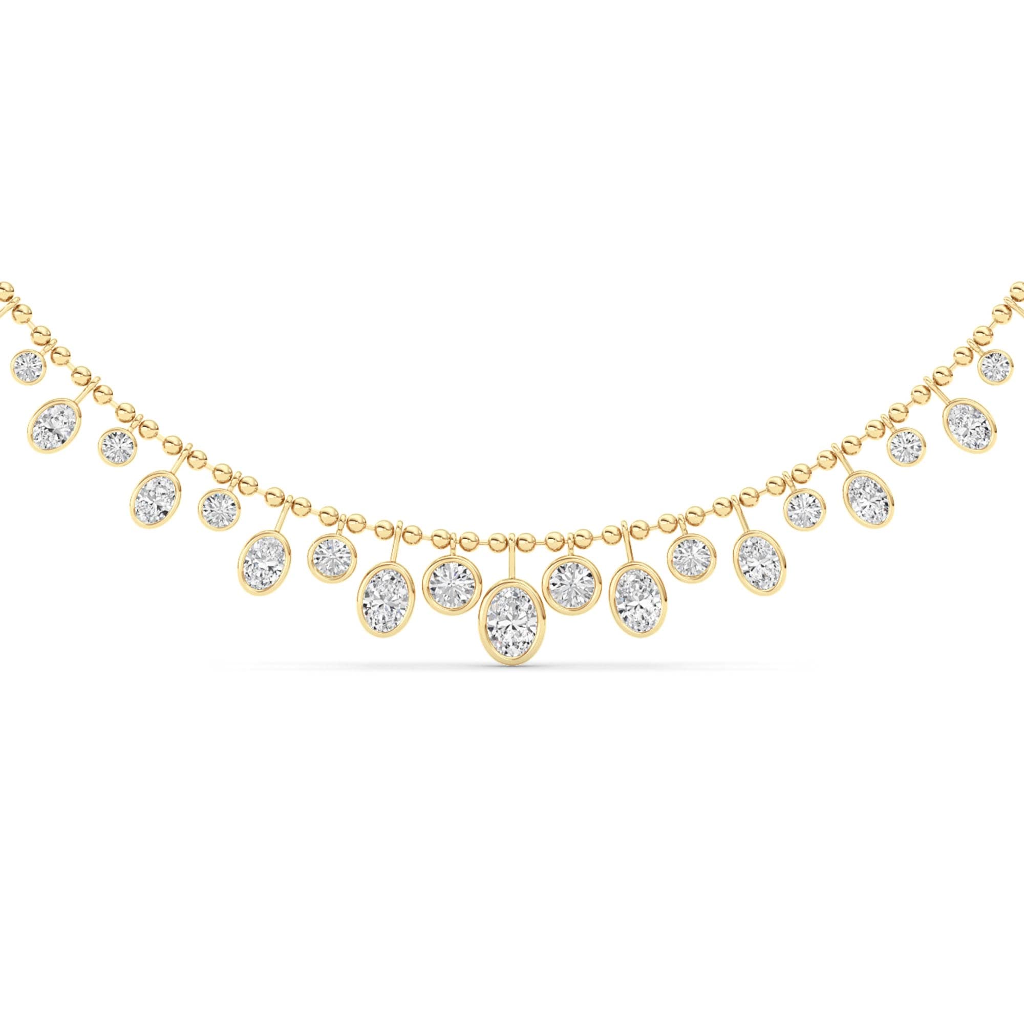 Configuration shown: 14K Yellow Gold, 10.0000 ct total diamond weight.