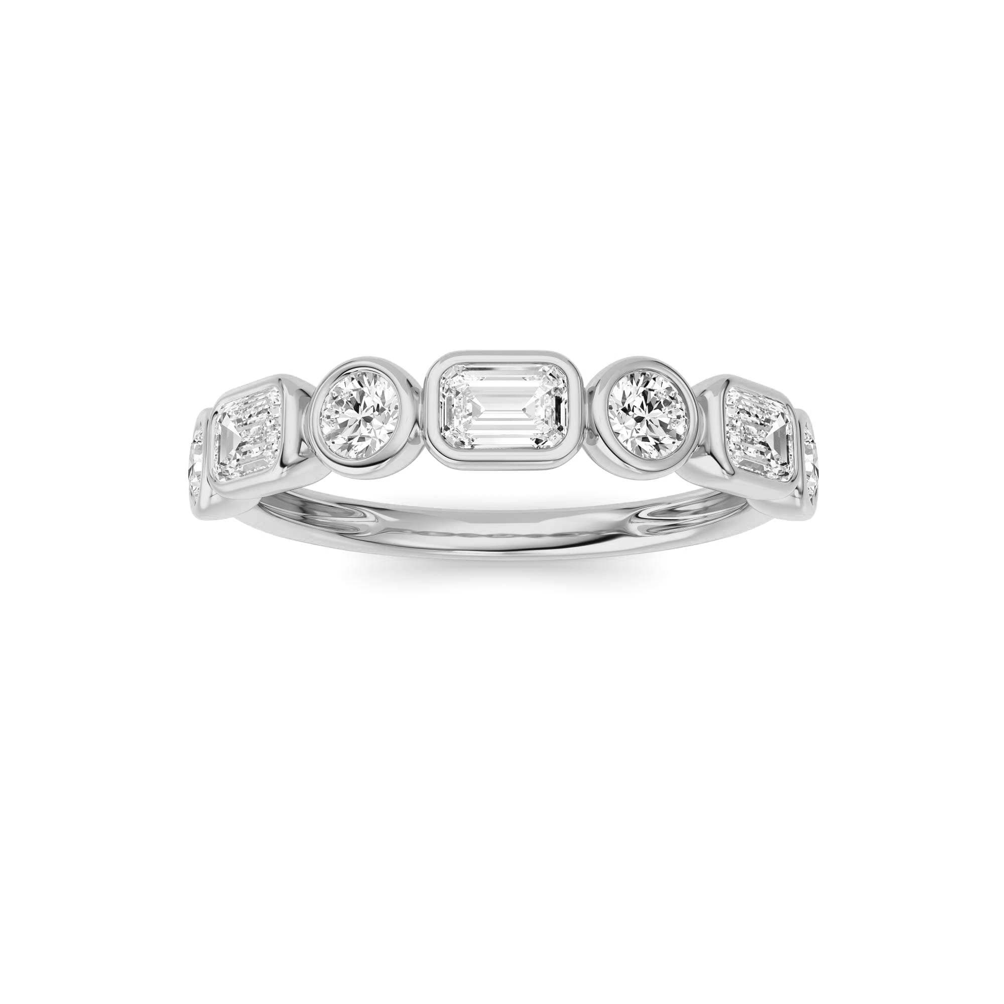 Lab Diamond Fine Ring — 1 ct total weight in 14k white gold · product view 1