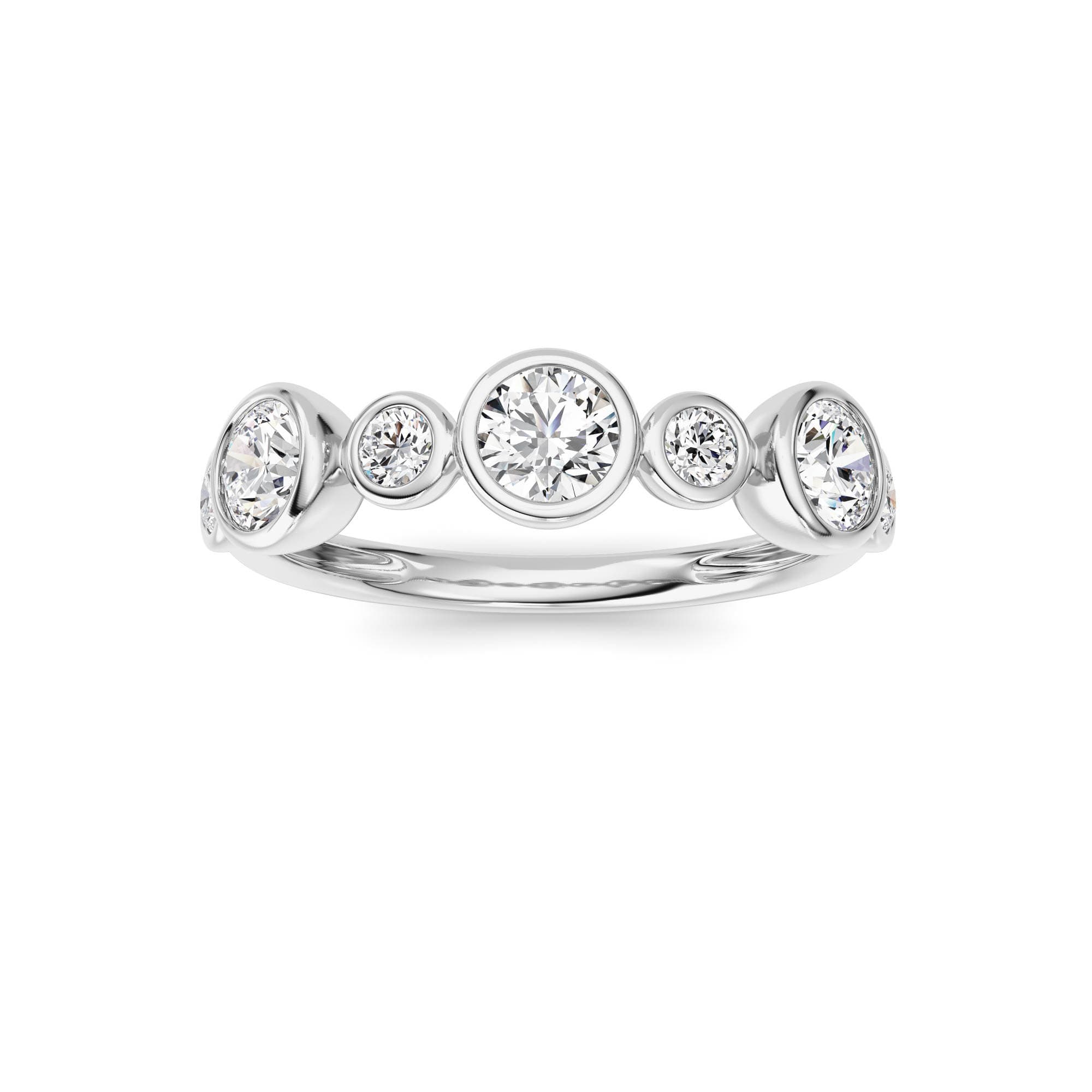 Lab Diamond Fine Ring — 1 ct total weight in 14k white gold · product view 1