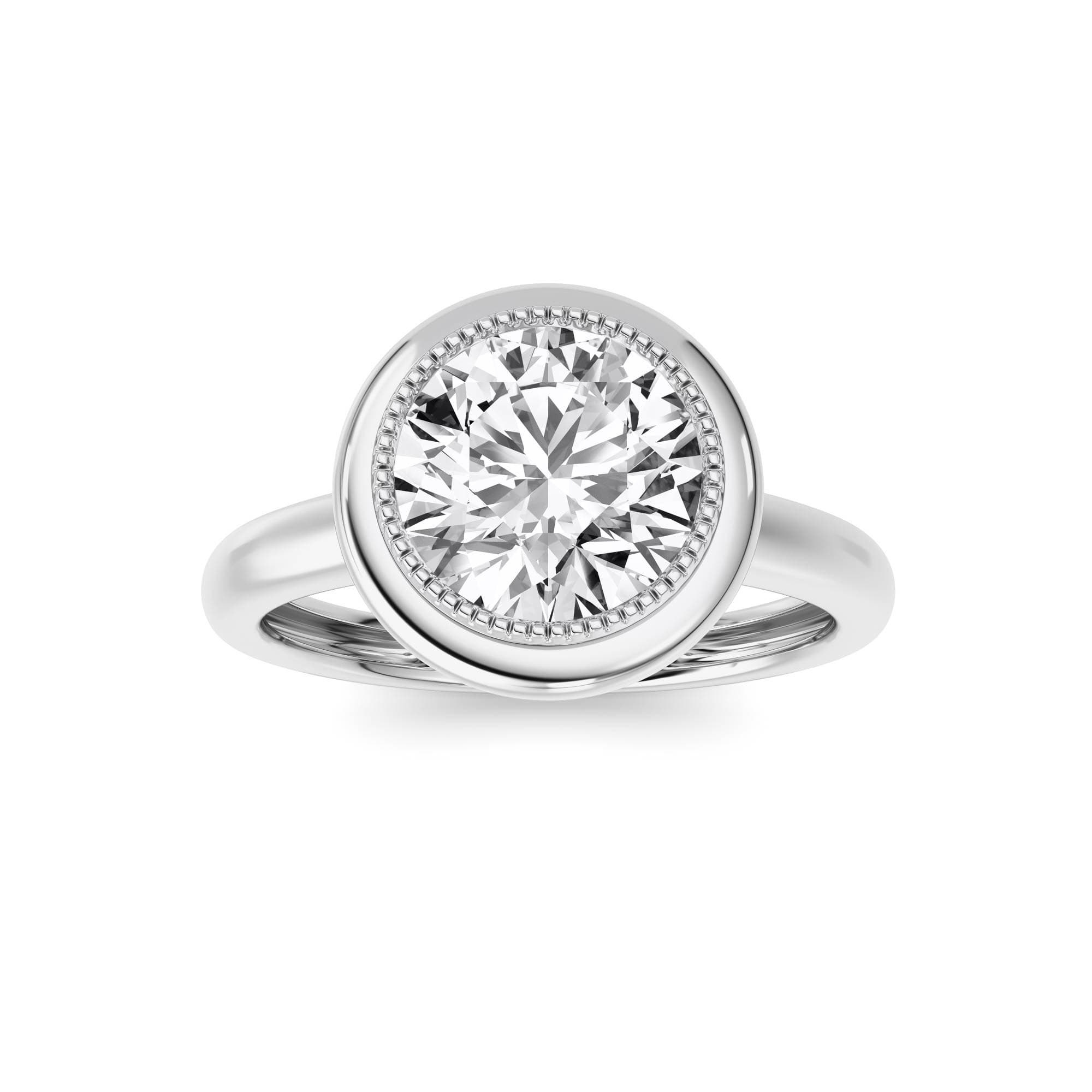 Lab Diamond Fine Ring — 1.5 ct total weight in 14k white gold · product view 1